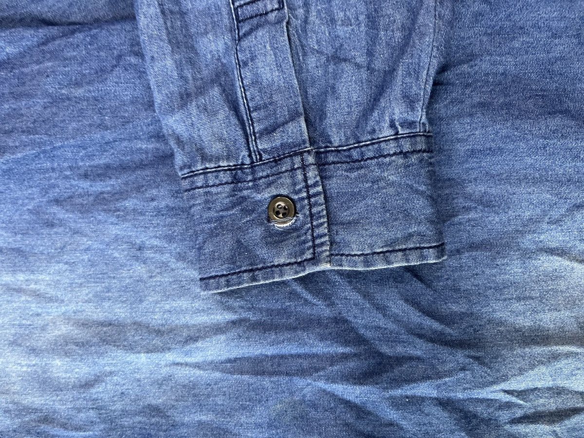 14th Addiction In The Attic Dirty Denim Chambray Shirt Size US L / EU 52-54 / 3 - 7 Thumbnail