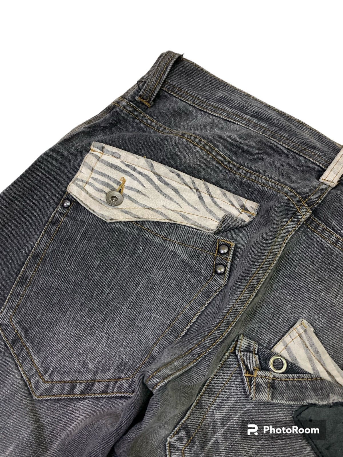 If Six Was Nine 💥Vintage Semantic Design Nice Denim Size US 34 / EU 50 - 8 Thumbnail