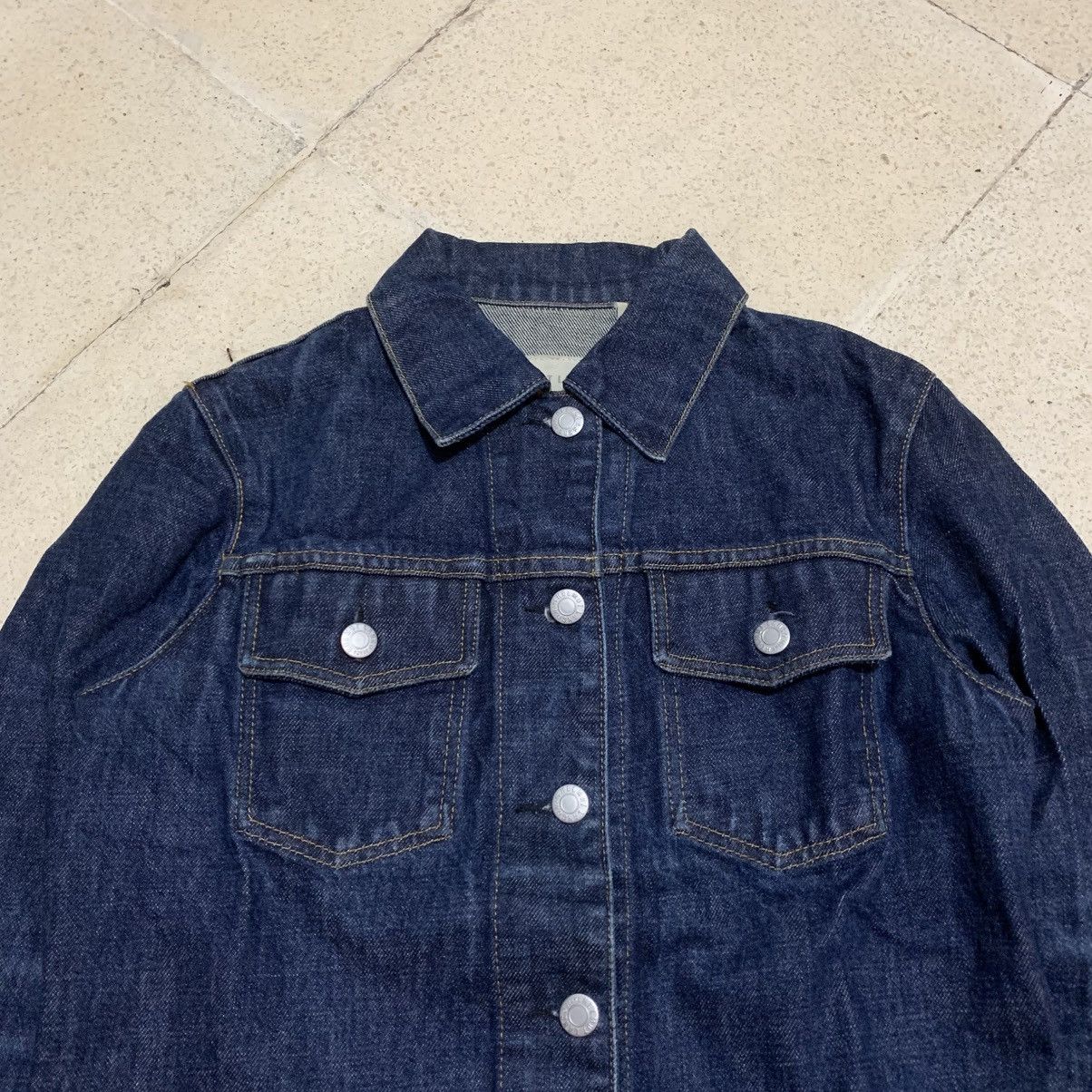 Helmut Lang 2000s Helmut Lang Denim Jacket Indigo Blue Size XS / US 0-2 / IT 36-38 - 3 Thumbnail