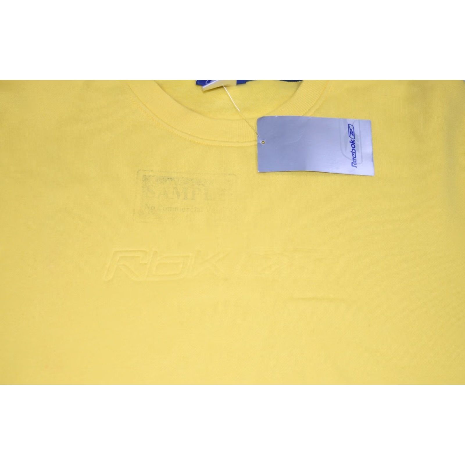 Reebok VINTAGE Reebok Crewneck Sweatshirt Large USA Banana Yellow Sample NWT 2006 Size US L / EU 52-54 / 3 - 3 Thumbnail