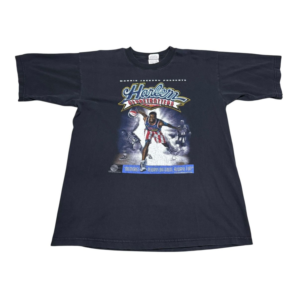 Vintage Vintage 1999 Harlem Globetrotters World Tour Shirt Adult XL Size US XL / EU 56 / 4 - 1 Thumbnail