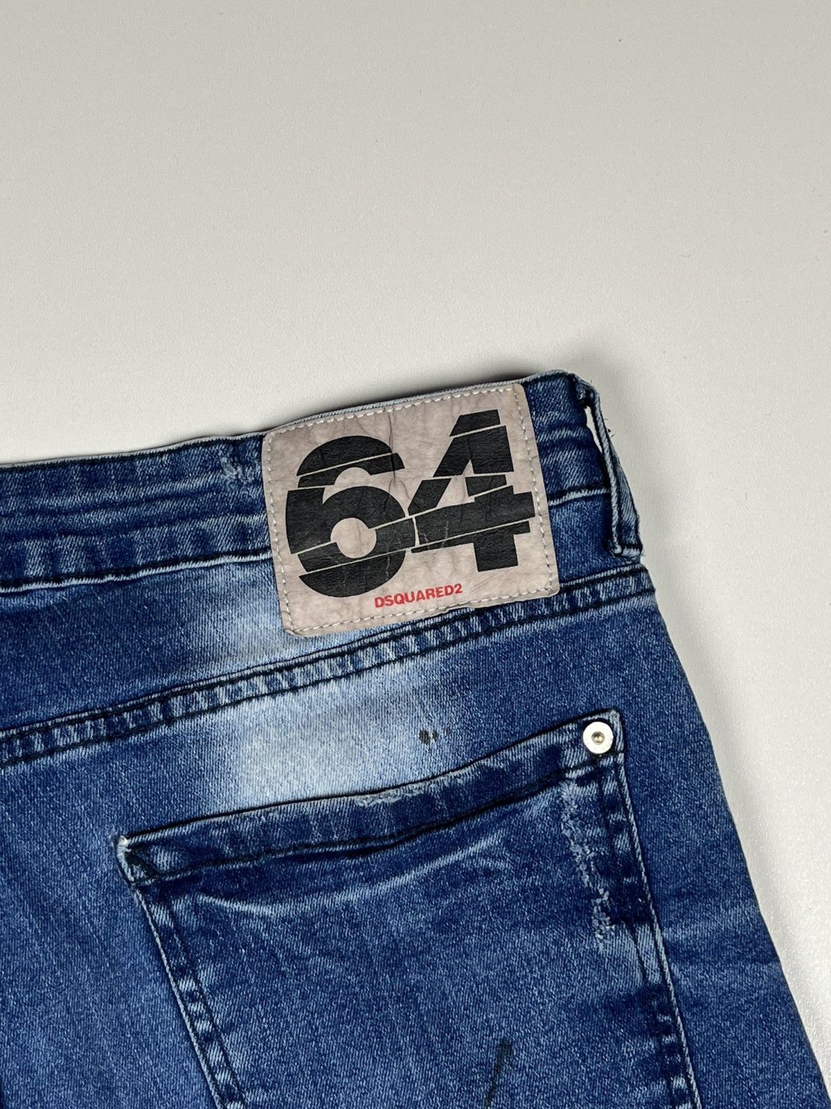 Dsquared2 Vintage Dsquared2 508 Cool Slim Lyc Distressed Denim Pants Size US 34 / EU 50 - 8 Thumbnail