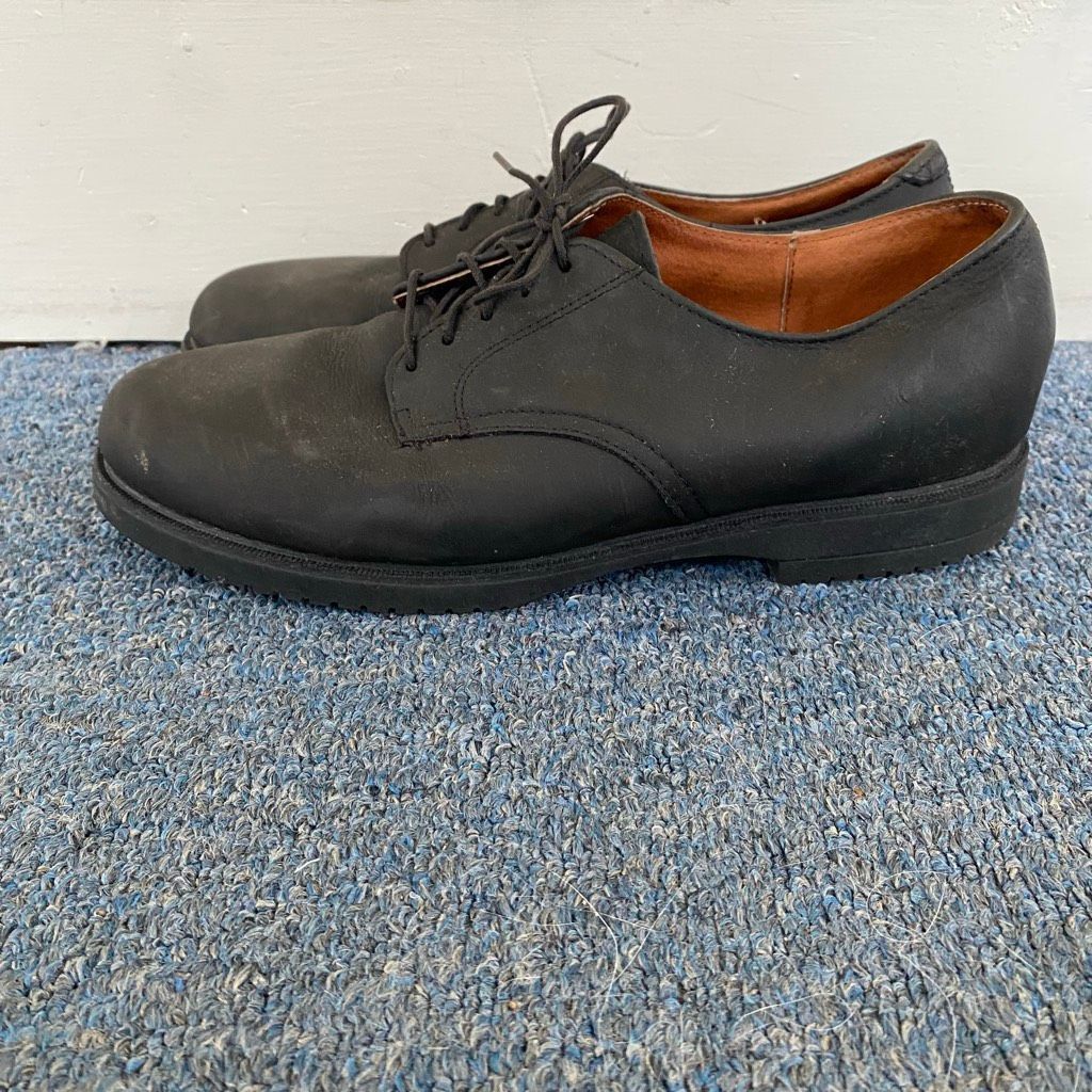 G.H. Bass & Co. G.H. Bass & Co men 9 leather tie up dress shoes matte black Size US 9 / EU 42 - 2 Thumbnail