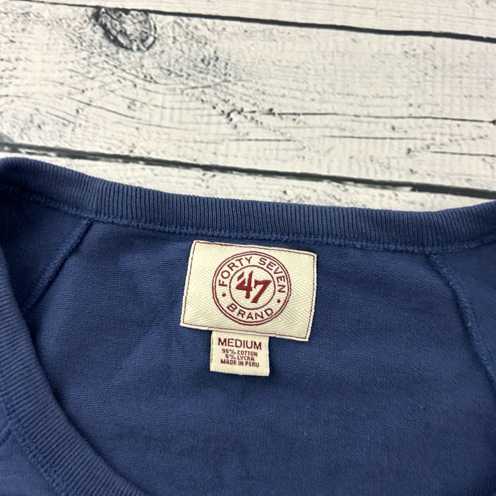 Vintage 47 Denver Broncos Pullover Crewneck Sweatshirt Women's M Blue Size M / US 6-8 / IT 42-44 - 2 Thumbnail