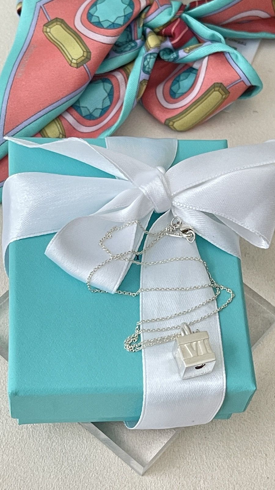 Tiffany & Co. Tiffany & Co. Atlas Cube Pendant Silver 16” $400 NEW Size ONE SIZE - 14 Thumbnail