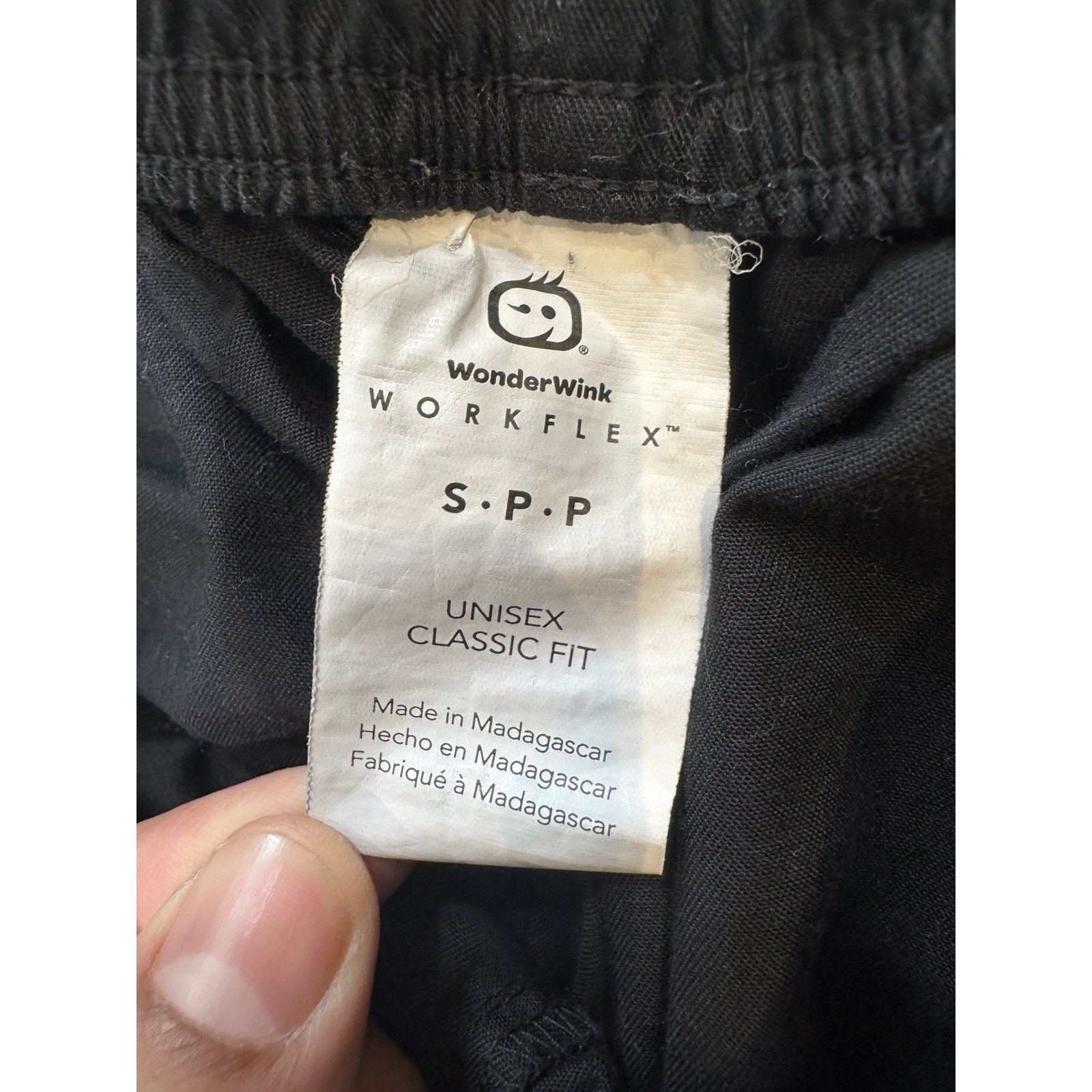 Other WonderWink WorkFlex Scrub Sets Nursing Black V-Neck Top/Btm Size US L / EU 52-54 / 3 - 15 Thumbnail