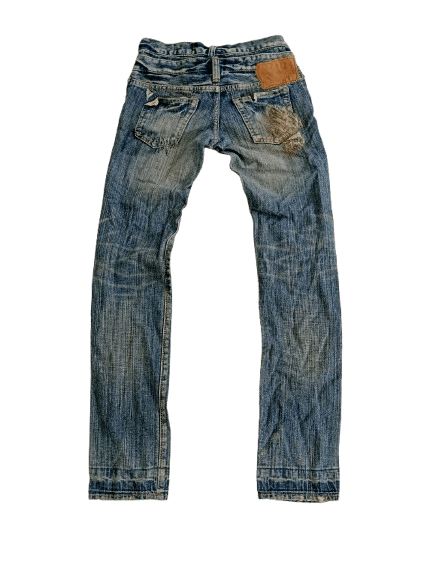 If Six Was Nine × Japanese Brand Vintage Antgauge Double Waist Jeans Japanese Style Size US 28 / EU 44 - 2 Thumbnail