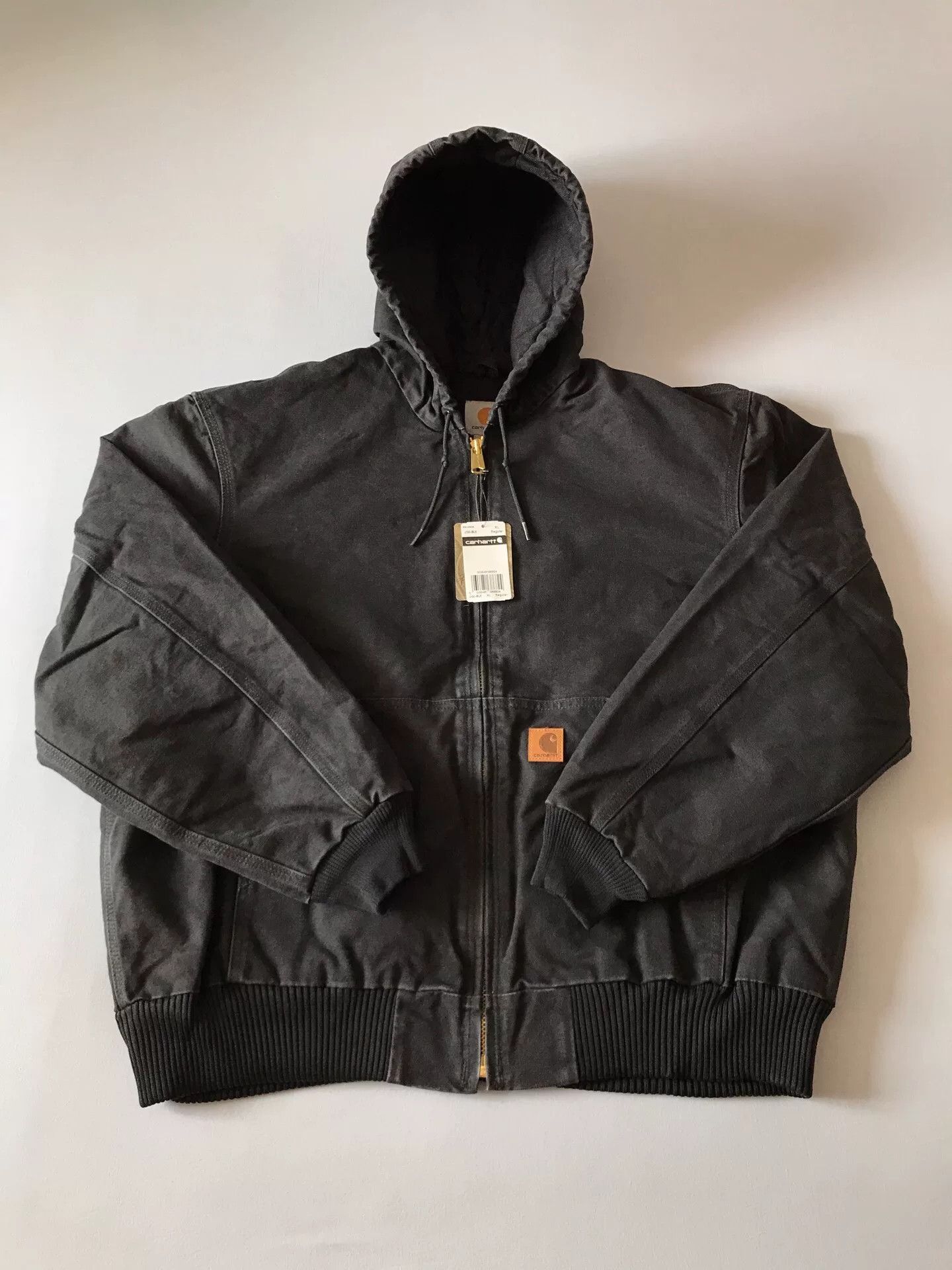 Carhartt Carhartt J130 Canvas Hooded Work Jacket Size US XL / EU 56 / 4 - 1 Thumbnail