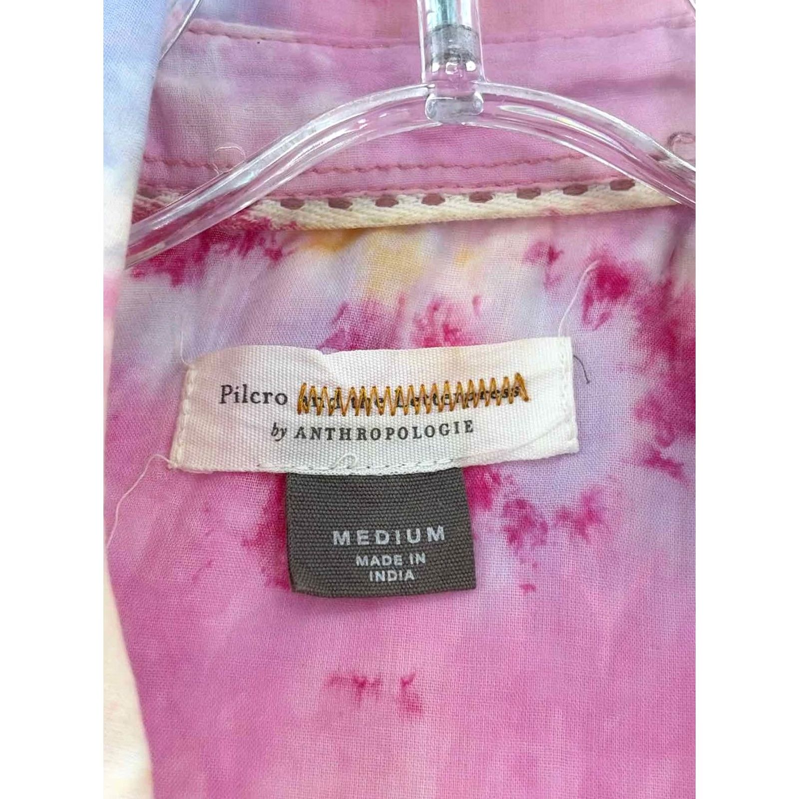 Vintage Pre-Owned Pilcro Pink Size Medium Button Down Size M / US 6-8 / IT 42-44 - 3 Thumbnail