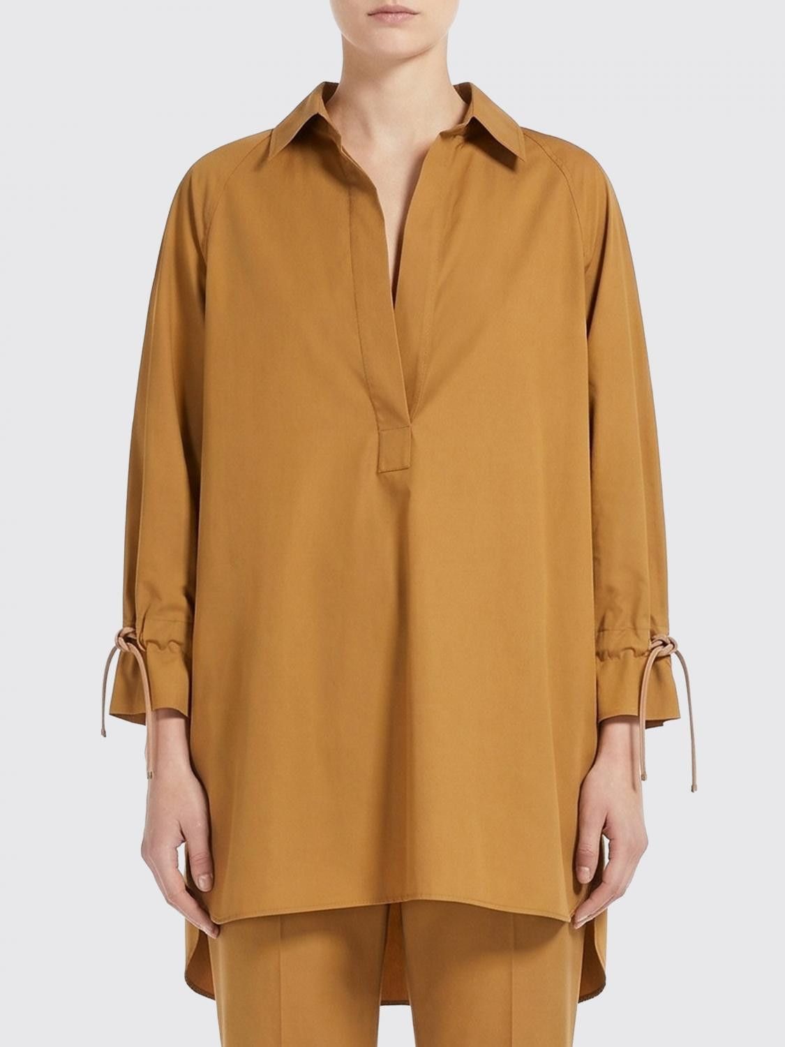 Max Mara Max Mara Shirt Woman Brown Size M / US 6-8 / IT 42-44 - 1 Thumbnail
