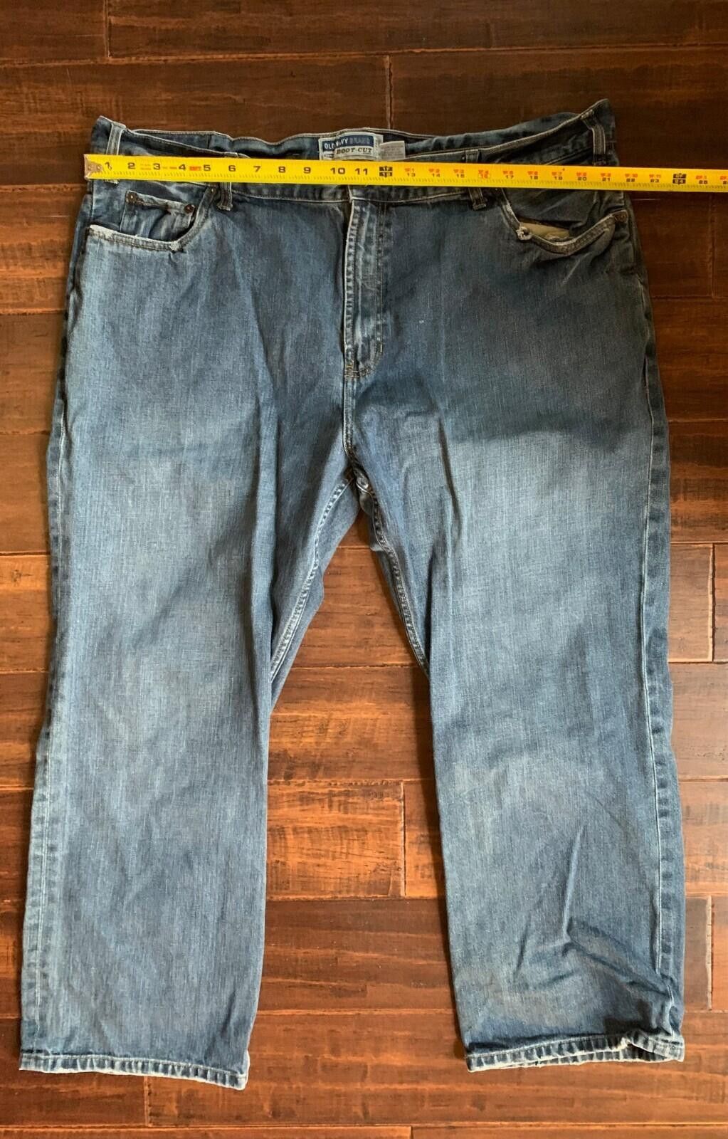 Old Navy Men's Old Navy Boot Cut 44W 30L Blue Jeans Size US 44 / EU 60 - 3 Thumbnail