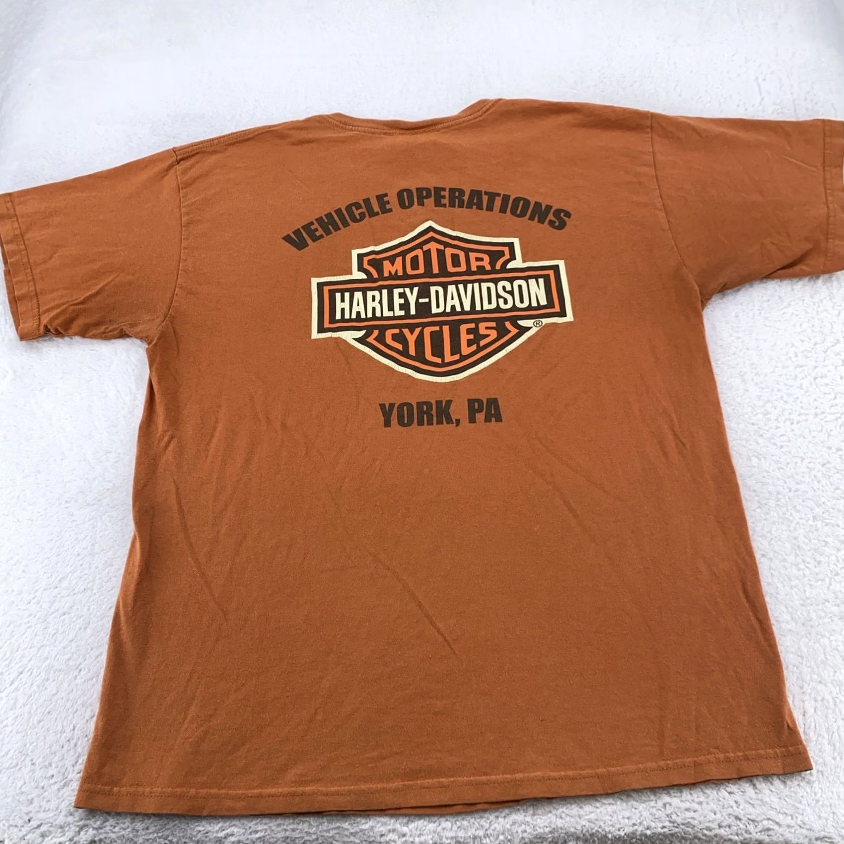 Harley Davidson Harley-Davidson Factory Tour Shirt Mens L York Pennsylvania Motorcycle Biker Tee Size US L / EU 52-54 / 3 - 4 Thumbnail