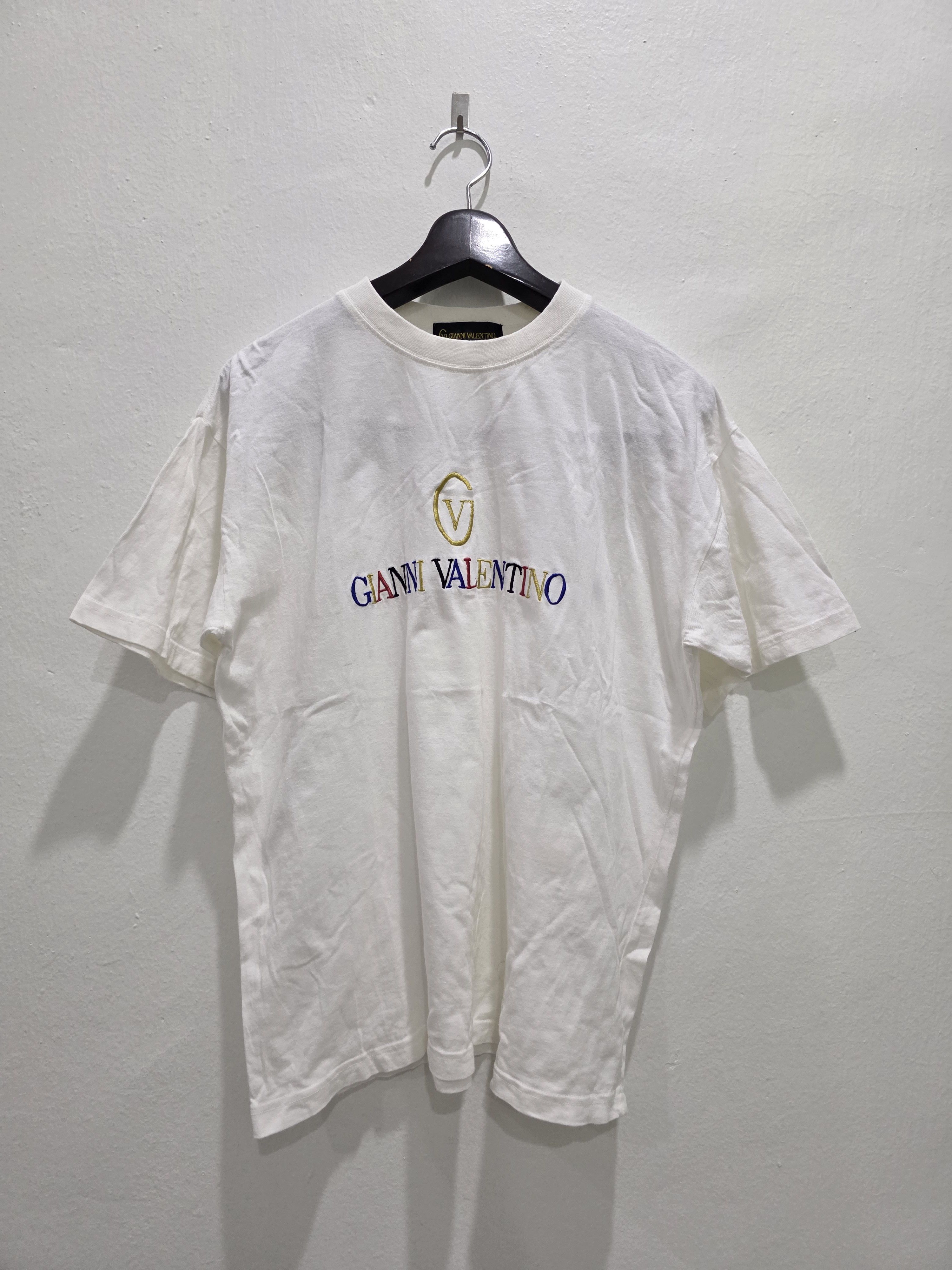 Gianni Valentino Gianni Valentino Multicolour Logo Embroidery Tshirt Size US M / EU 48-50 / 2 - 1 Thumbnail