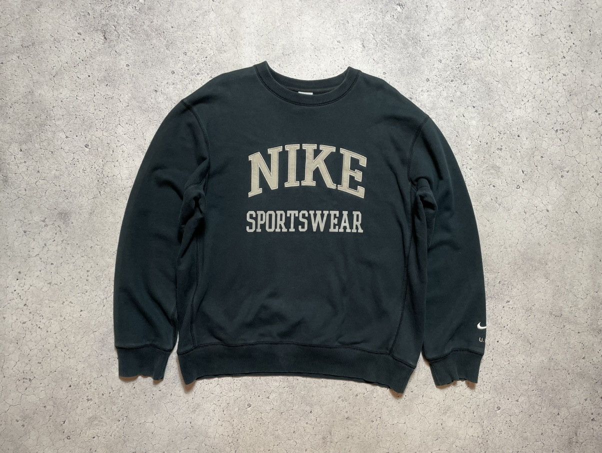Nike Vintage Nike Sportswear USA Y2K Big Logo Swoosh Sweatshirt Size US XL / EU 56 / 4 - 1 Thumbnail