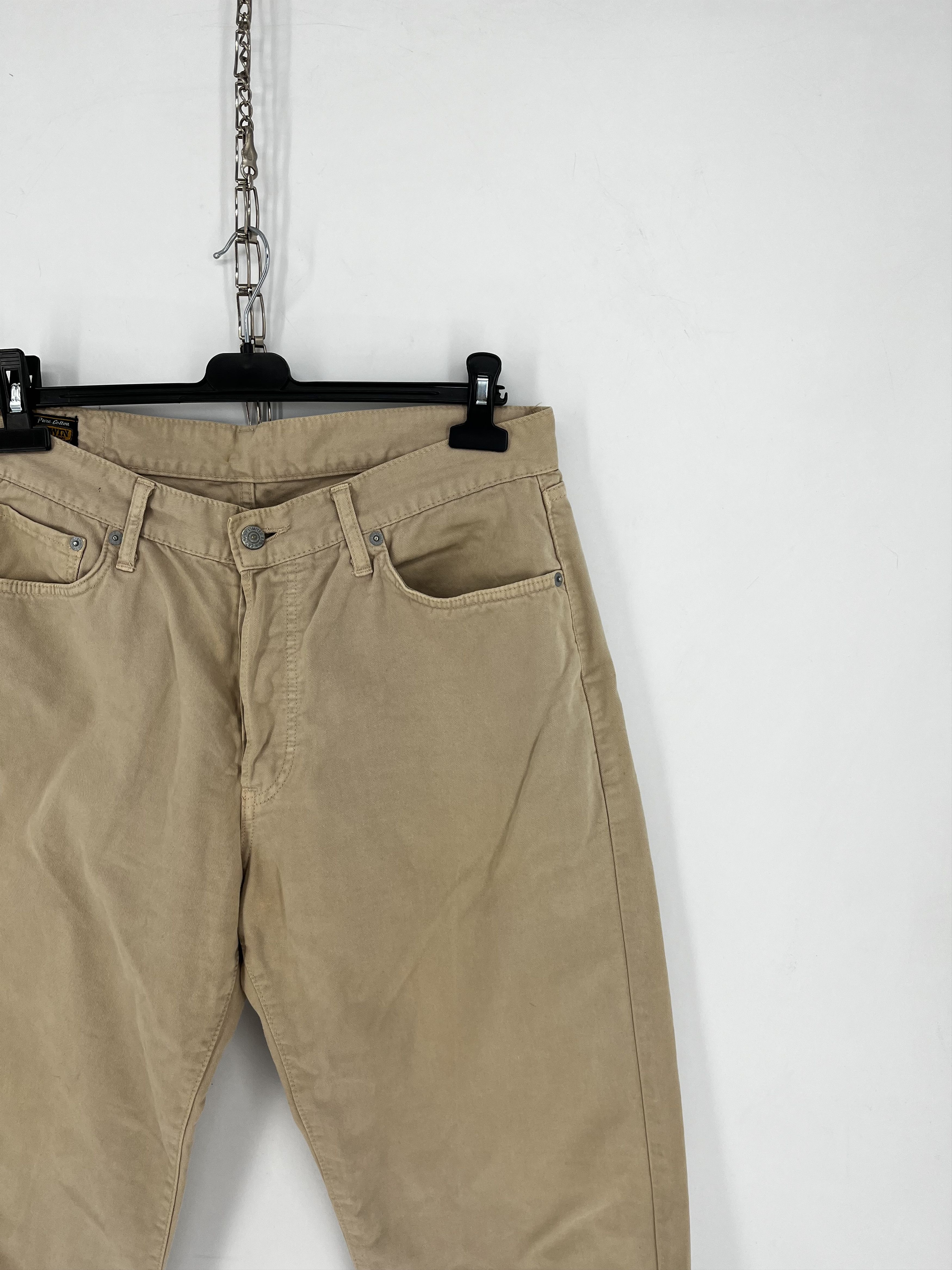 Edwin × Japanese Brand × Vintage Vintage Edwin Made in Japan Beige Denim Pants Jeans Size US 36 / EU 52 - 6 Thumbnail