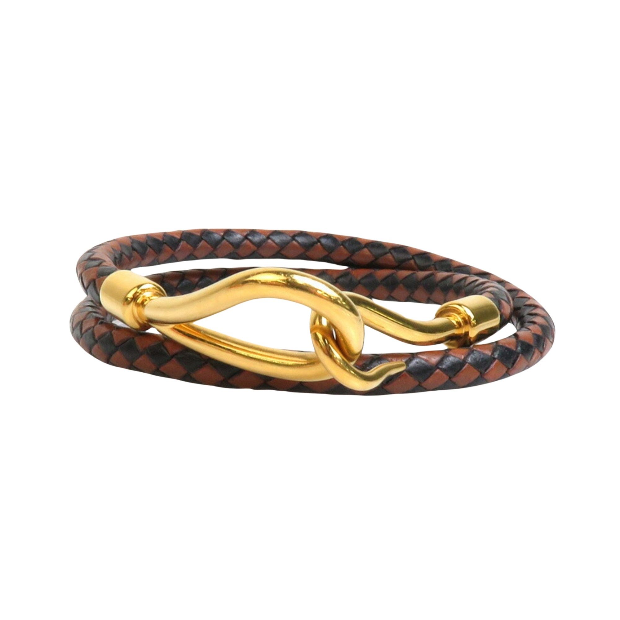 image of Hermes Jumbo Necklace in Brown, Women's