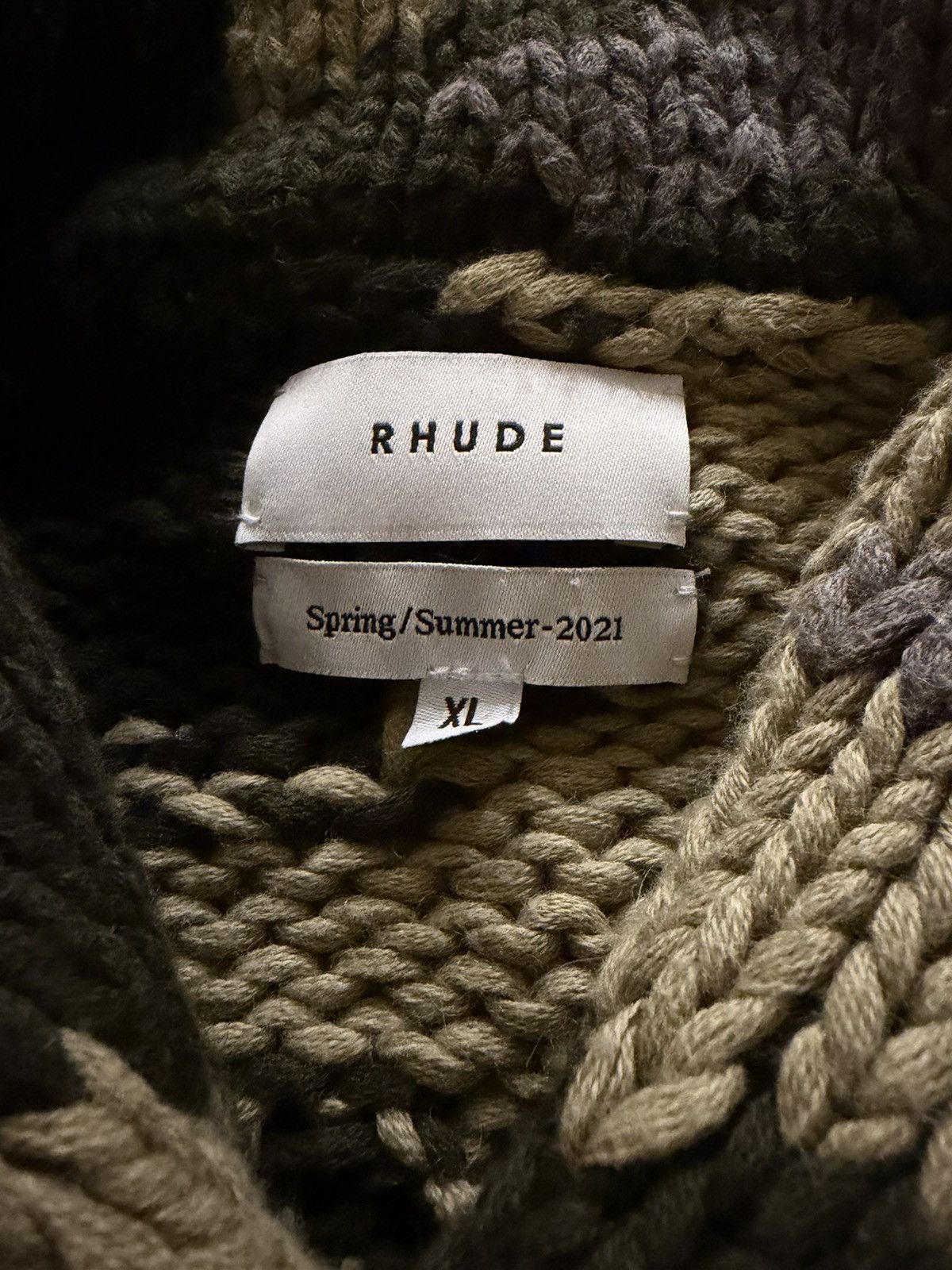 Rhude Camo Rhude knitted cardigan size xl Size US XL / EU 56 / 4 - 3 Thumbnail