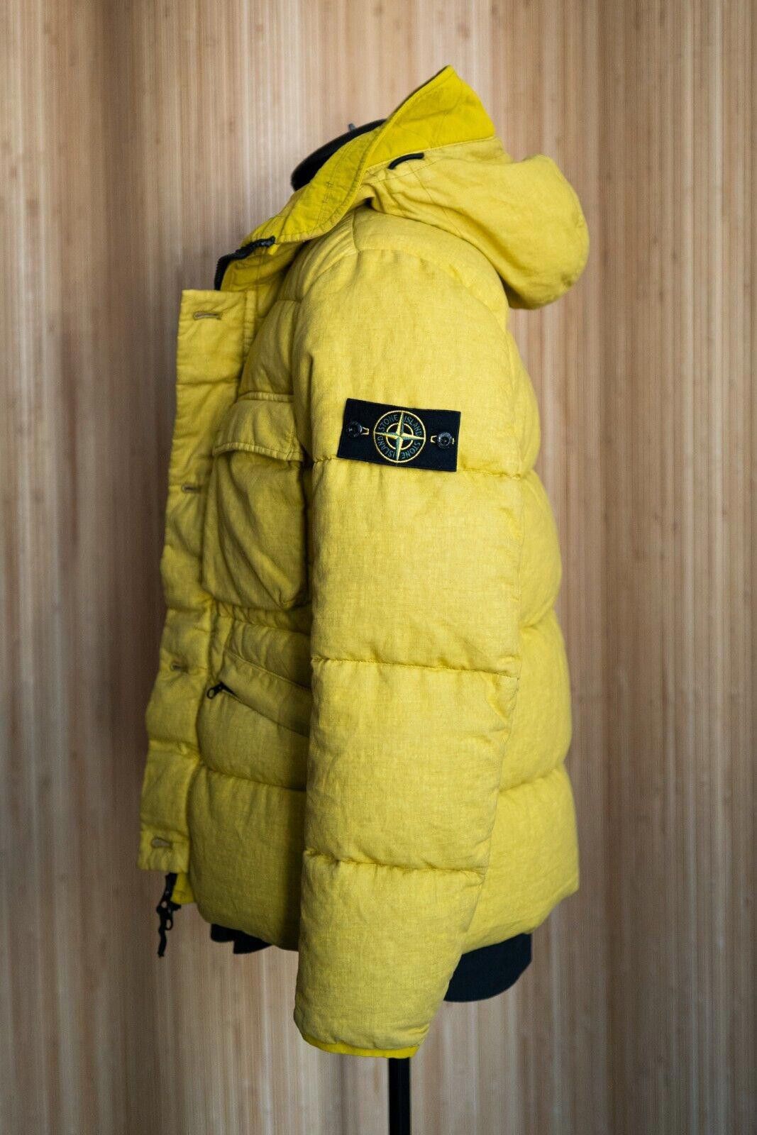 Stone Island Stone Island Lino Resinato Down-TC Yellow Sz. S Size US S / EU 44-46 / 1 - 2 Thumbnail