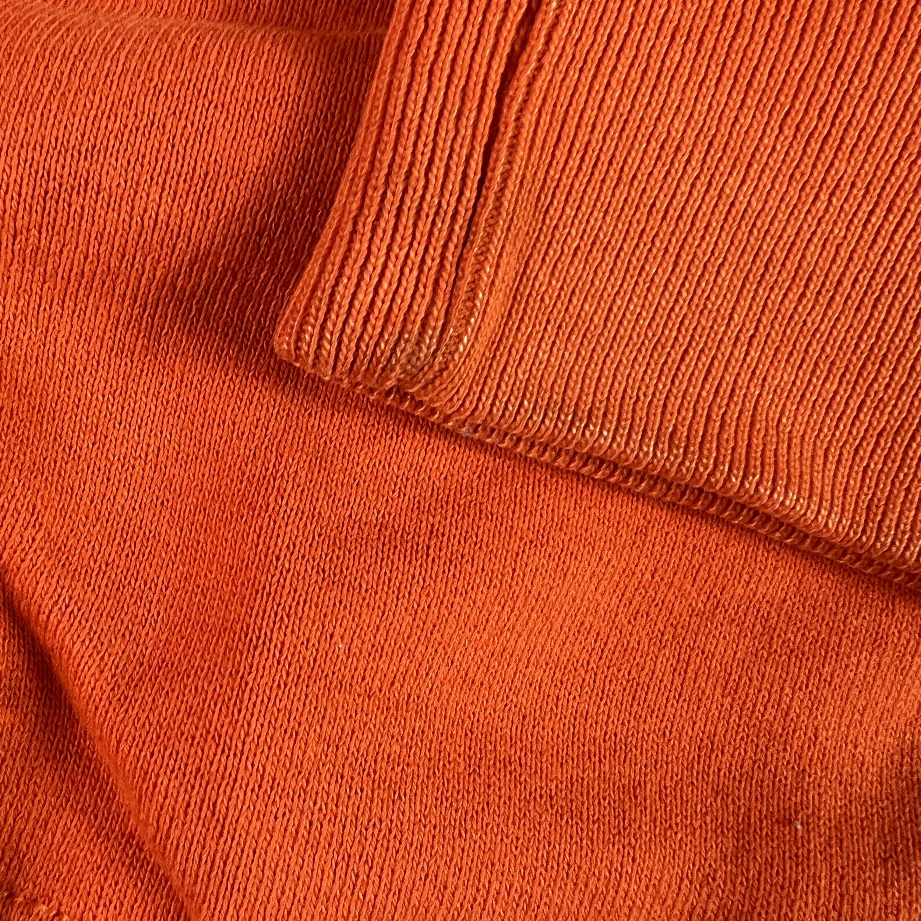 Soffe VTG 80s Miami Hurricanes Sweatshirt Orange Crewneck USA Size US M / EU 48-50 / 2 - 3 Thumbnail