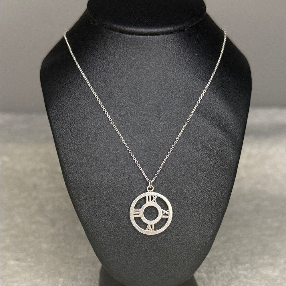Tiffany & Co. Tiffany & Co. Atlas Roman Numeral Pendant Necklace | Sterli Size ONE SIZE - 1 Thumbnail