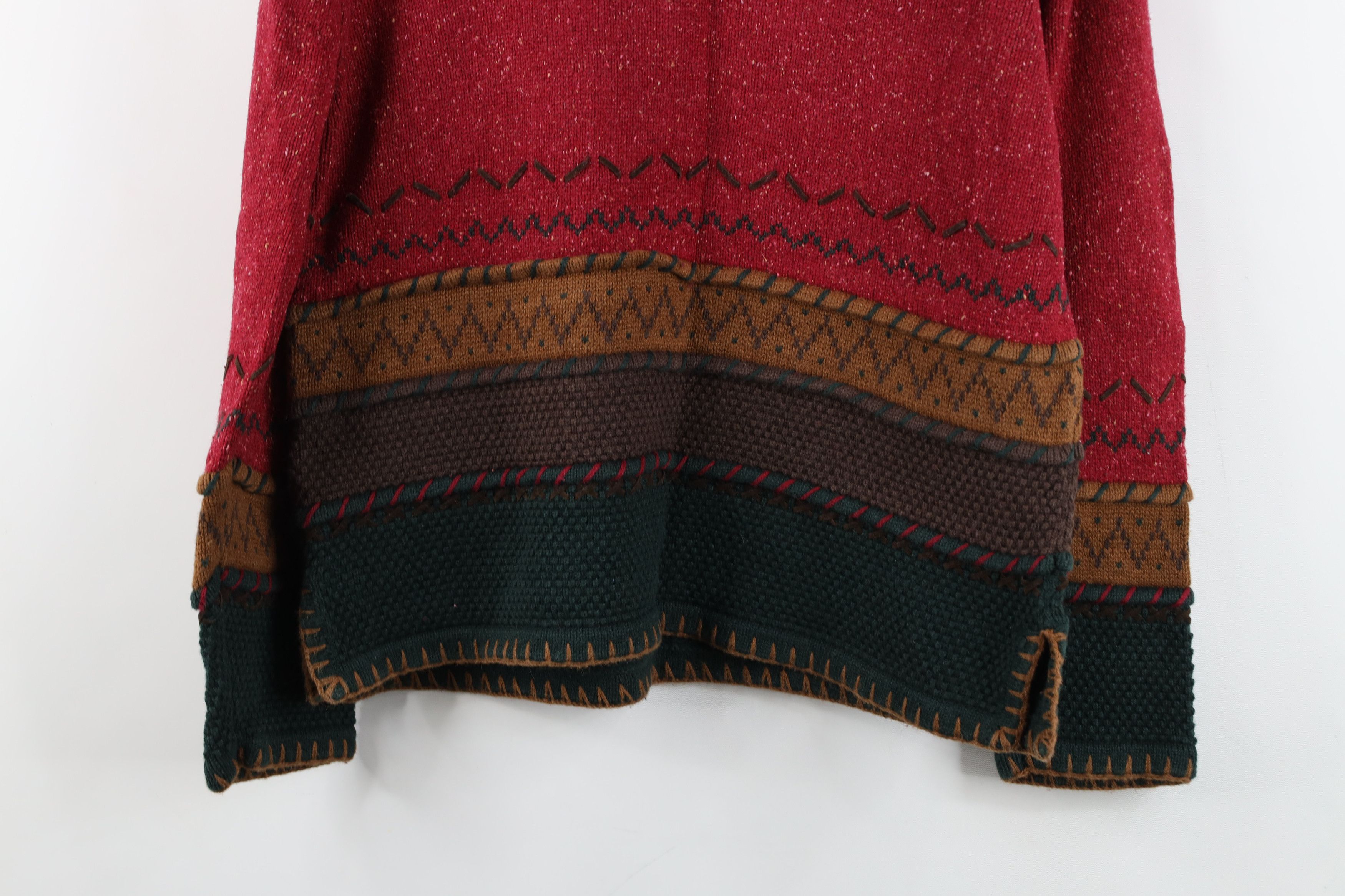 Vintage Vintage 90s Streetwear Silk Wool Blend Knit Sweater Size XL / US 12-14 / IT 48-50 - 11 Thumbnail