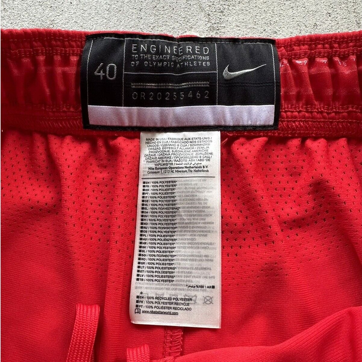 Nike Nike 2020 Tunisia National Team Issue Shorts Olympic Size 40 Size US 40 / EU 56 - 3 Thumbnail