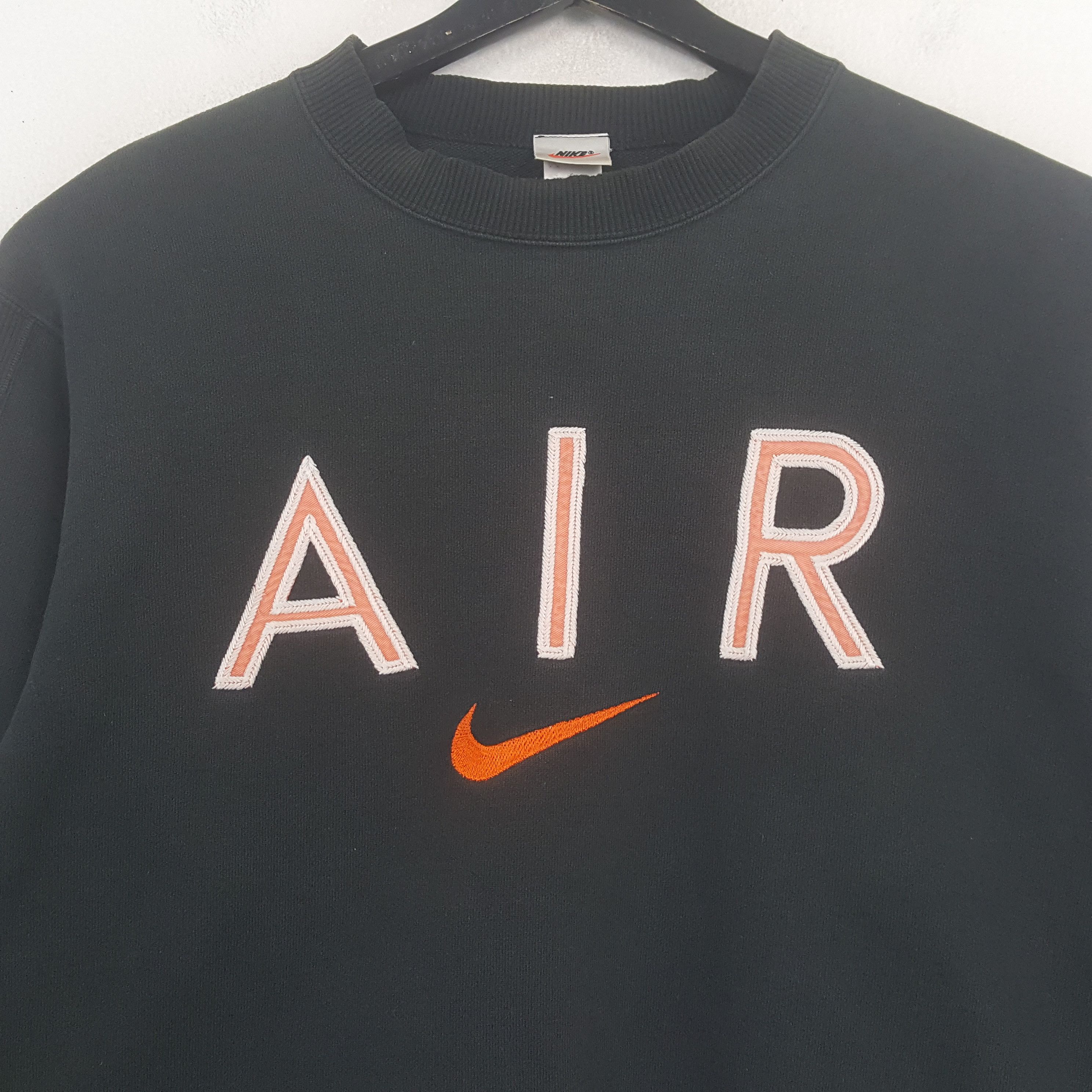 Nike NIKE AIR Center Design Vintage Sweatshirt C291N4 Size US M / EU 48-50 / 2 - 2 Thumbnail