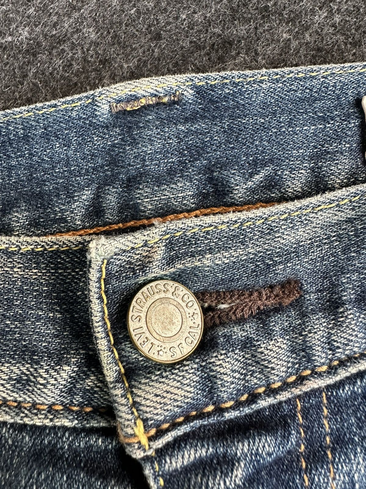 Levi's Levis 511 Selvedge Faded Washed Blue Denim 32x29 D489 Size US 32 / EU 48 - 12 Thumbnail