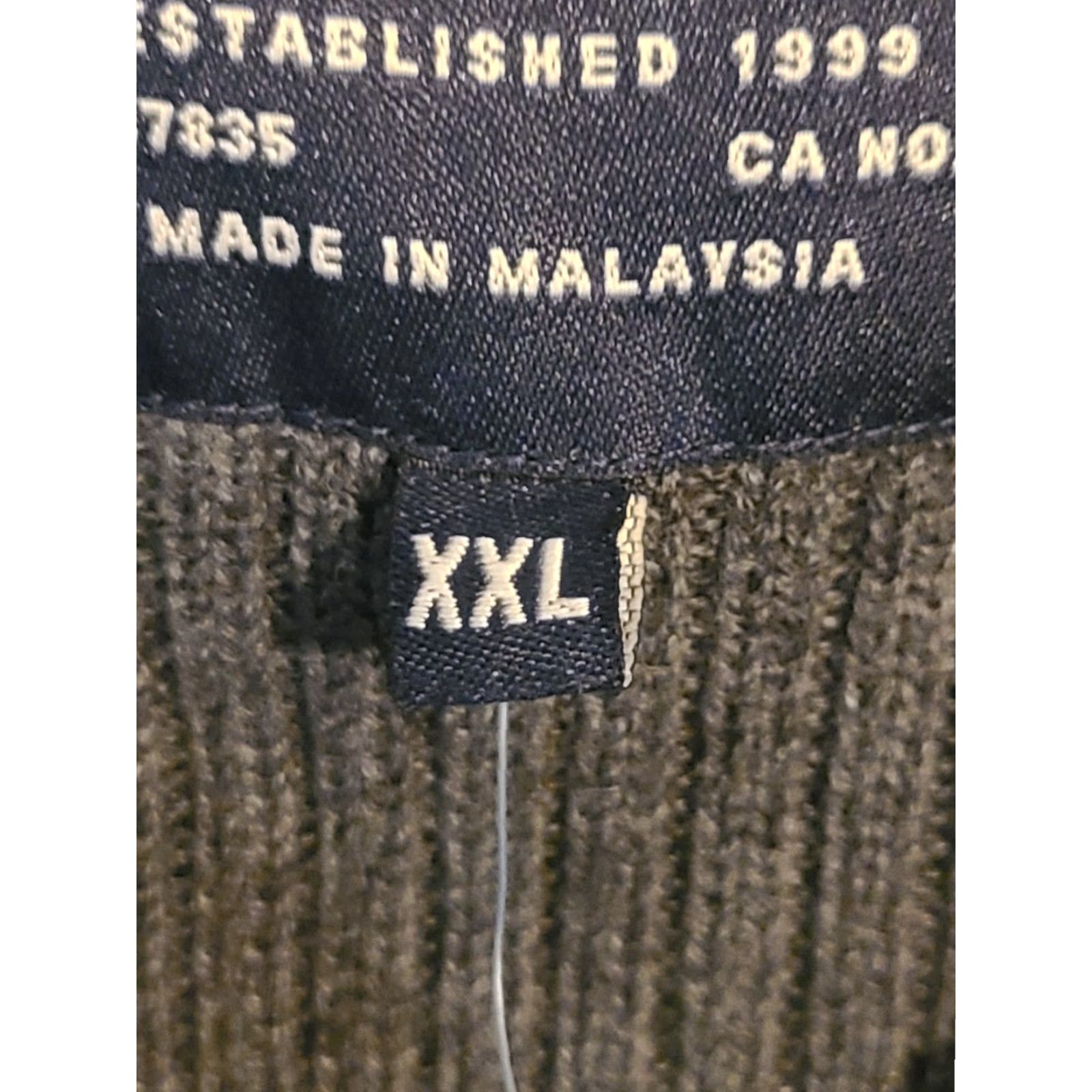 Nautica VINTAGE Nautica Jeans Co Mens PullOver Sweater 2XL Gray Half Zip Ribbed Knit 100% Cotton Logo 90s Mens Pullover Size US XXL / EU 58 / 5 - 6 Thumbnail