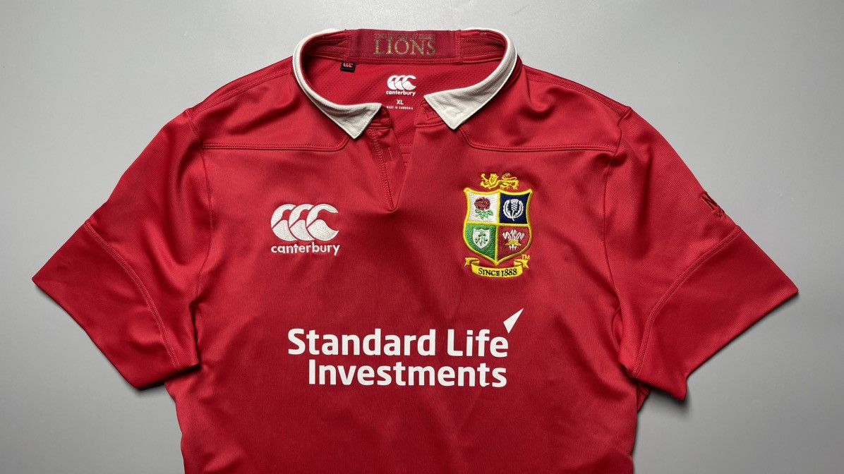 Canterbury of New Zealand BRITISH AND IRISH LIONS CANTERBURY 2017 RUGBY SHIRT JERSEY Size US XL / EU 56 / 4 - 3 Thumbnail