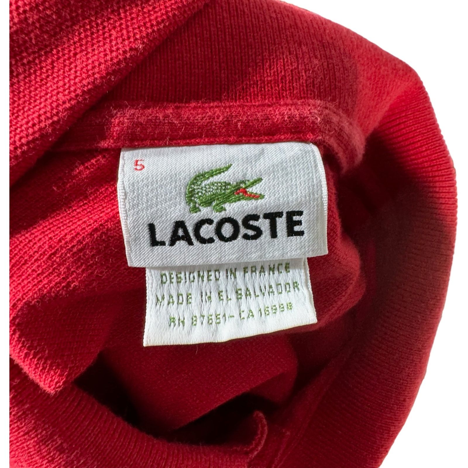 Lacoste Lacoste Short Sleeve Polo Size US M / EU 48-50 / 2 - 7 Thumbnail