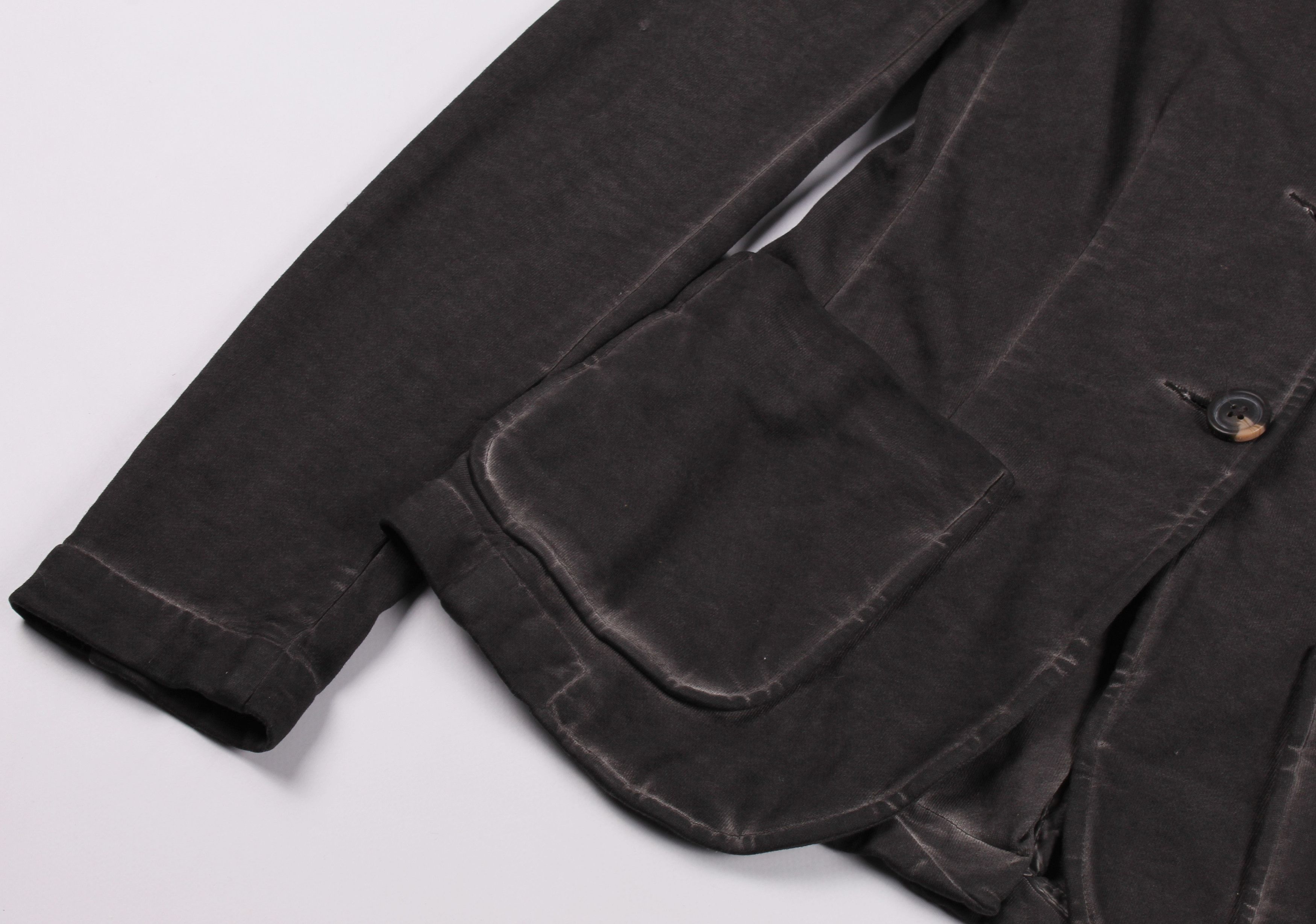 LIEBESKIND BERLIN Liebeskind Berlin Avant Garde Garment Dyed Blazer Size XS / US 0-2 / IT 36-38 - 3 Thumbnail