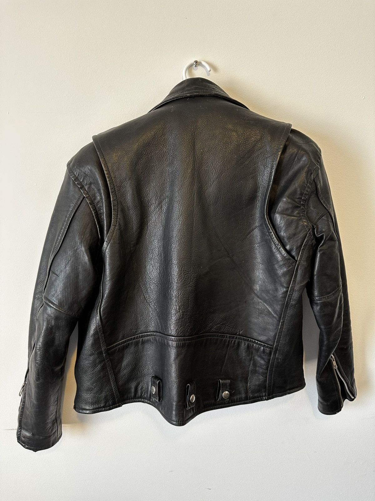 Vintage Vintage black motorcycle jacket Size US L / EU 52-54 / 3 - 3 Thumbnail
