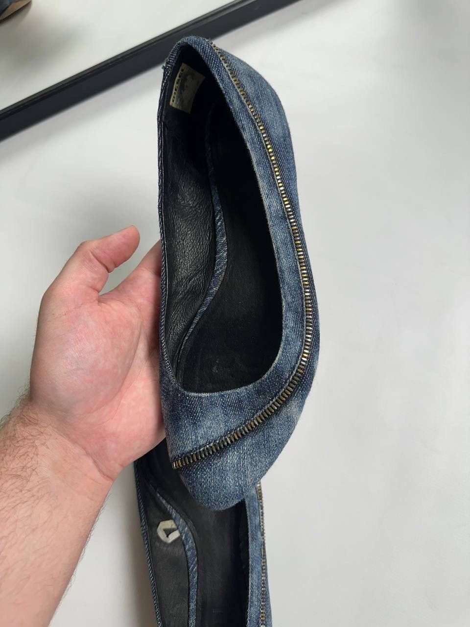 Diesel Vintage Diesel AvantGarde Denim Ballet Flats Size US 8 / IT 38 - 8 Thumbnail