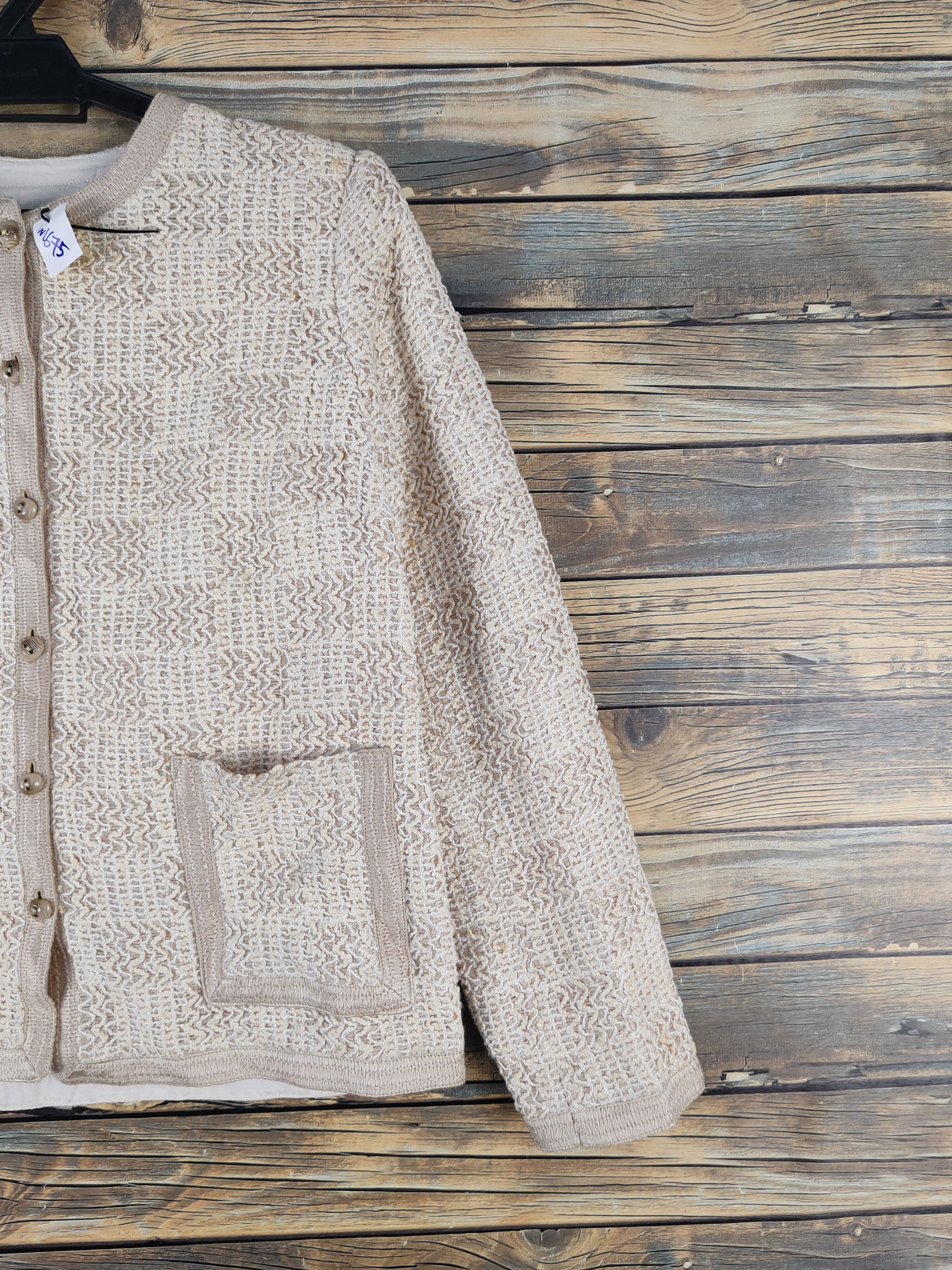 Homespun Knitwear × Japanese Brand Japanese Brand Light Brown Knitwear Cardigan #W1675 Size S / US 4 / IT 40 - 5 Thumbnail