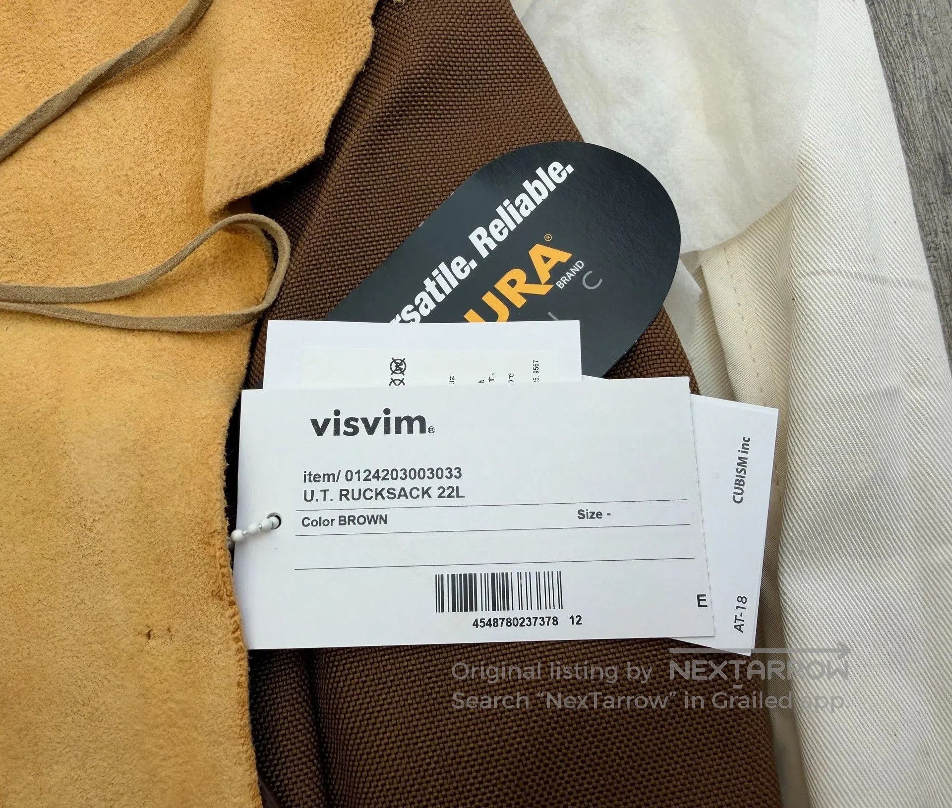 Visvim VISVIM U.T. RUCKSACK 22L 24AW EXCLUSIVE. Size ONE SIZE - 4 Thumbnail