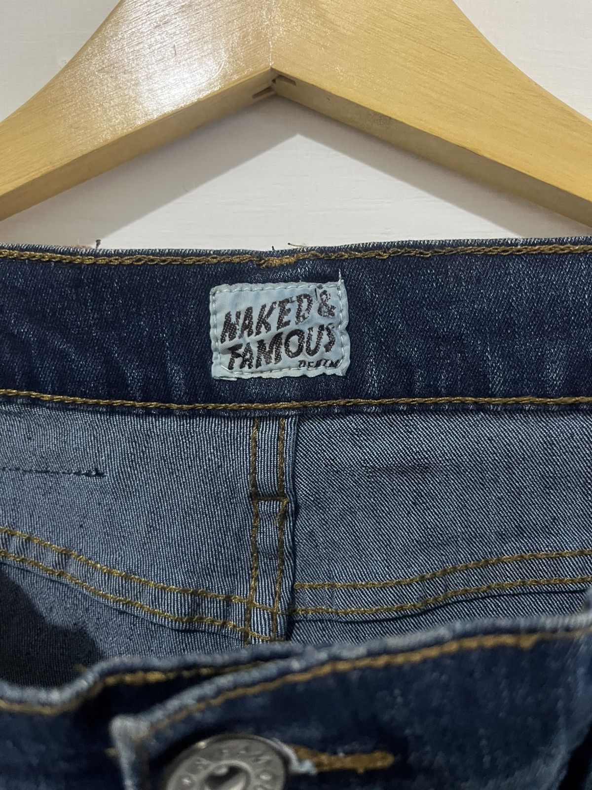 Naked & Famous Naked & Famous Silk Denim Jeans Skinny Guy Size US 30 / EU 46 - 3 Thumbnail