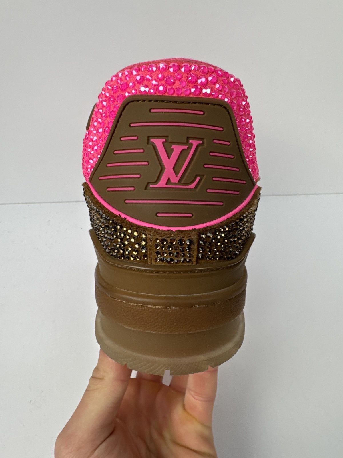 Louis Vuitton × Swarovski Louis Vuitton Swarovski crystal trainers Size US 8.5 / EU 41-42 - 12 Thumbnail