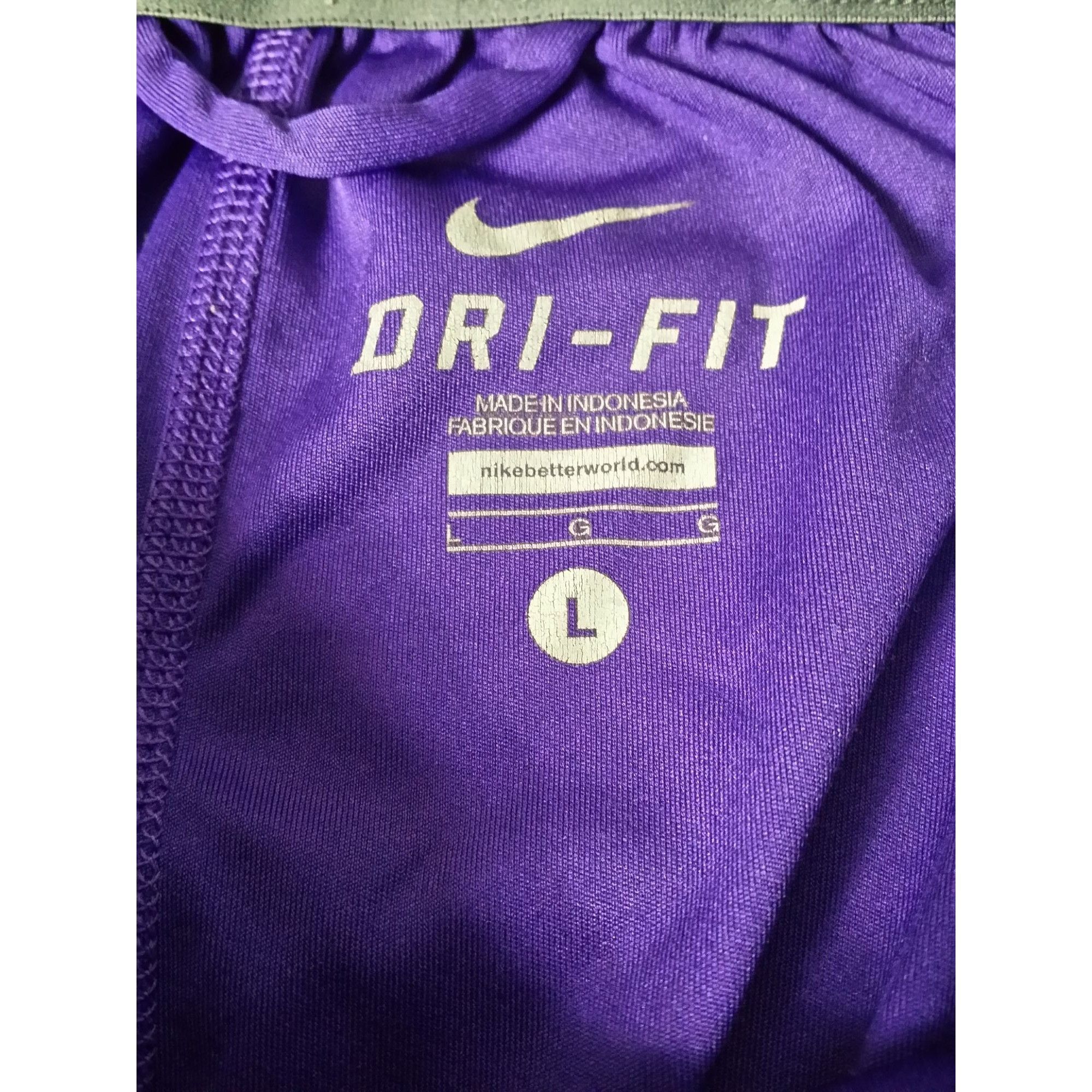 NCAA LSU Tigers Nike Dri-Fit Basketball Shorts Men Sz L Purple Gr Size US 38 / EU 54 - 6 Thumbnail