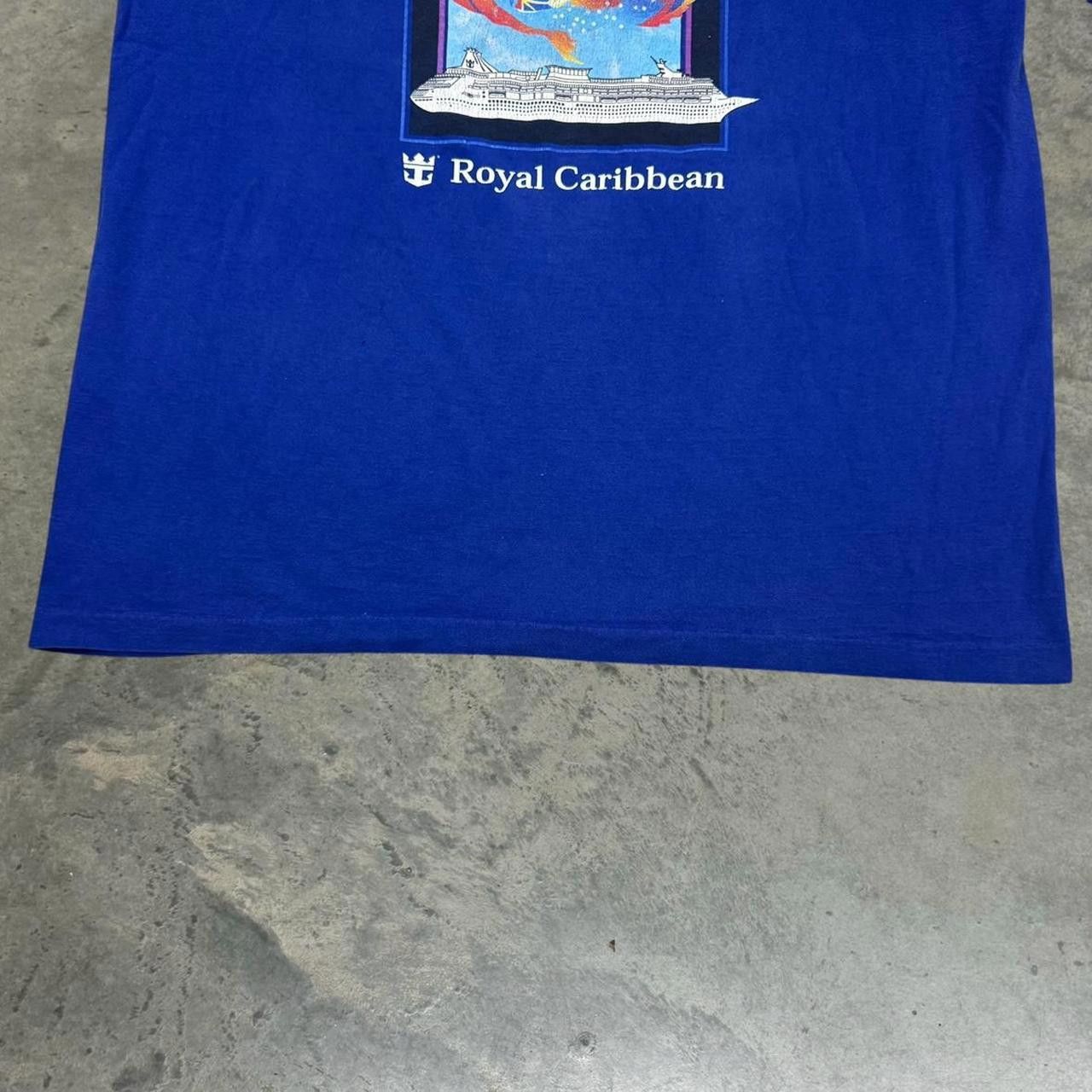 Vintage Vintage 90s Royal Caribbean Cruise Tropical Fish T-Shirt Size US XL / EU 56 / 4 - 3 Thumbnail