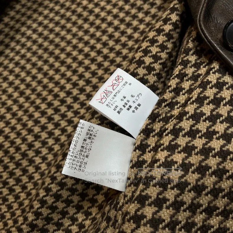 RRL Ralph Lauren RRL Ralph Lauren Thousand bird grid lined leather jacket Size US M / EU 48-50 / 2 - 7 Thumbnail