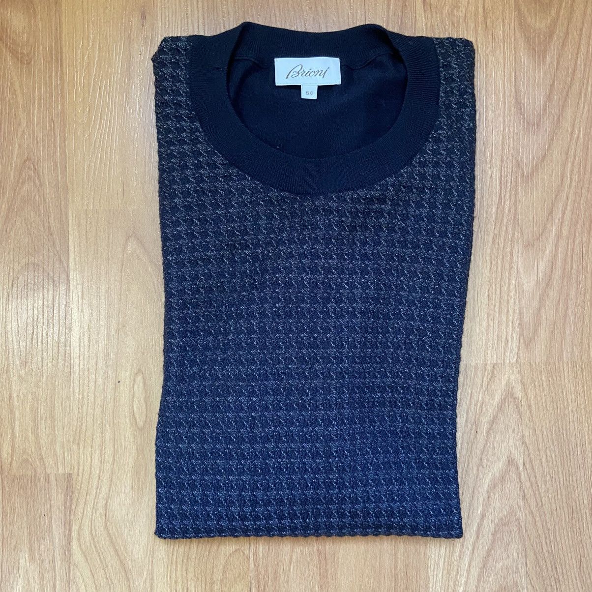 Brioni Brioni Preppy Navy Lightweight Crewneck Sweater Men’s 54 Size US XL / EU 56 / 4 - 3 Thumbnail