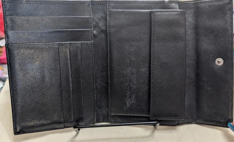 Prada Prada Wallet nylon Black Leather inside Made In Italy Size ONE SIZE - 4 Thumbnail