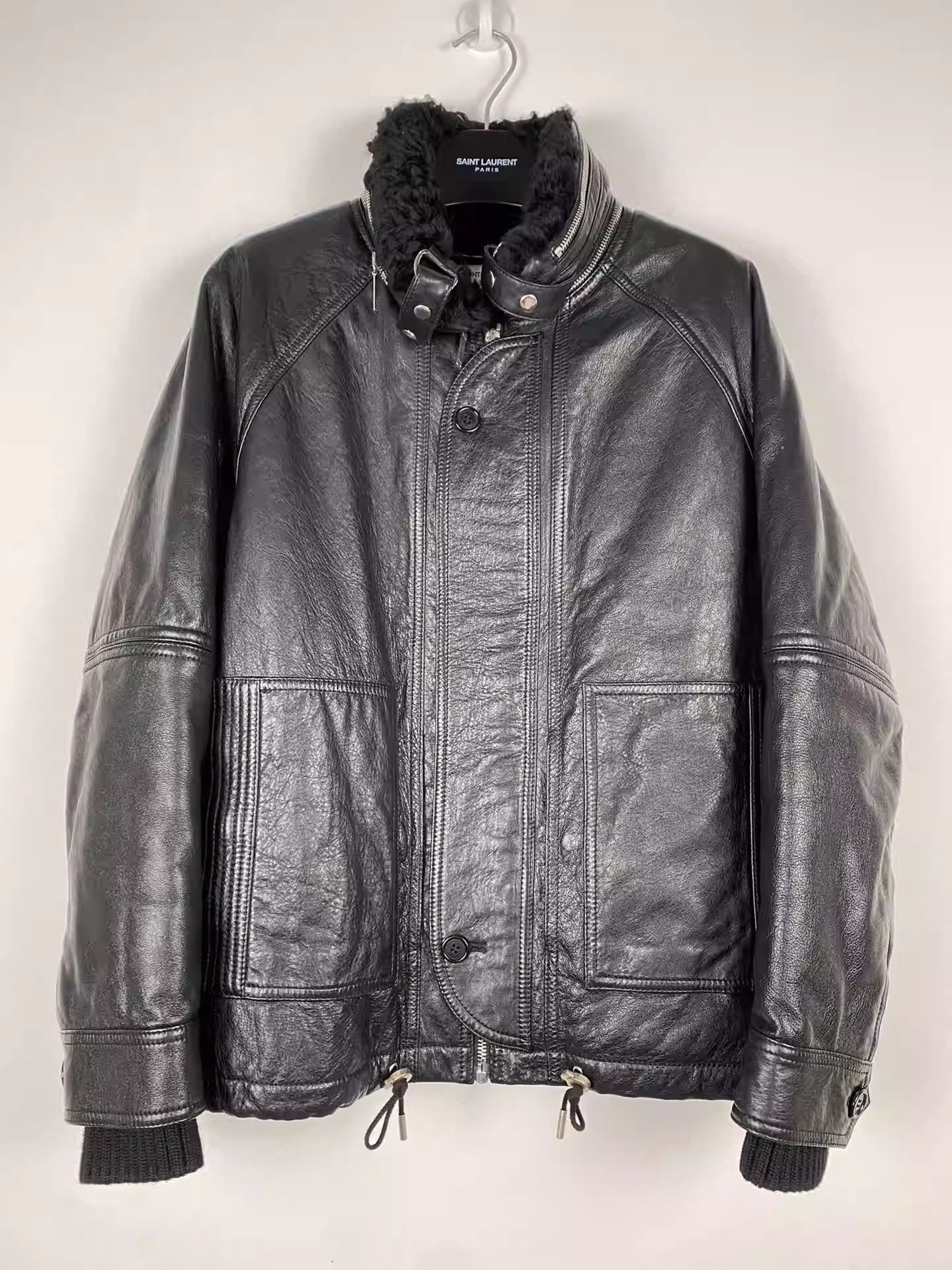 saint laurent Pilot's Fur Coat