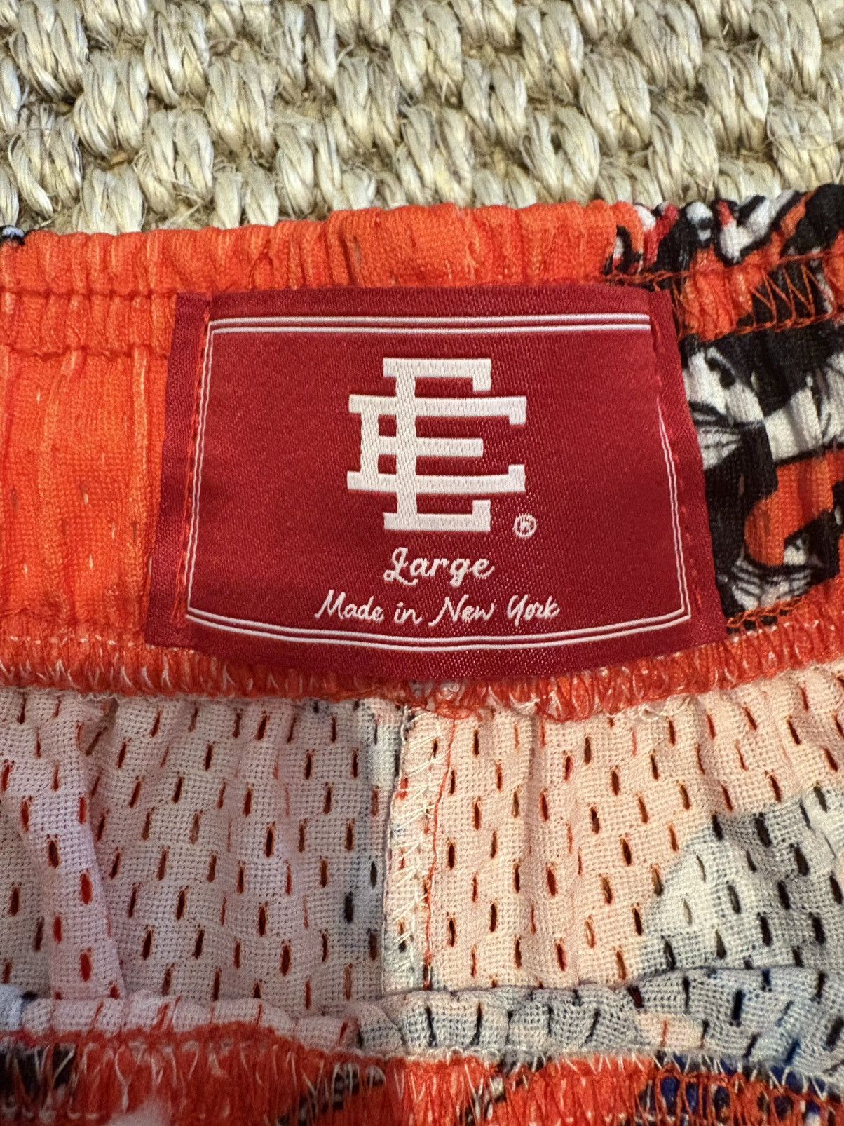 Matty Boy Matty Boy x Eric Emanuel Shorts Stay Fast Orange/Red size L Size US 34 / EU 50 - 3 Thumbnail