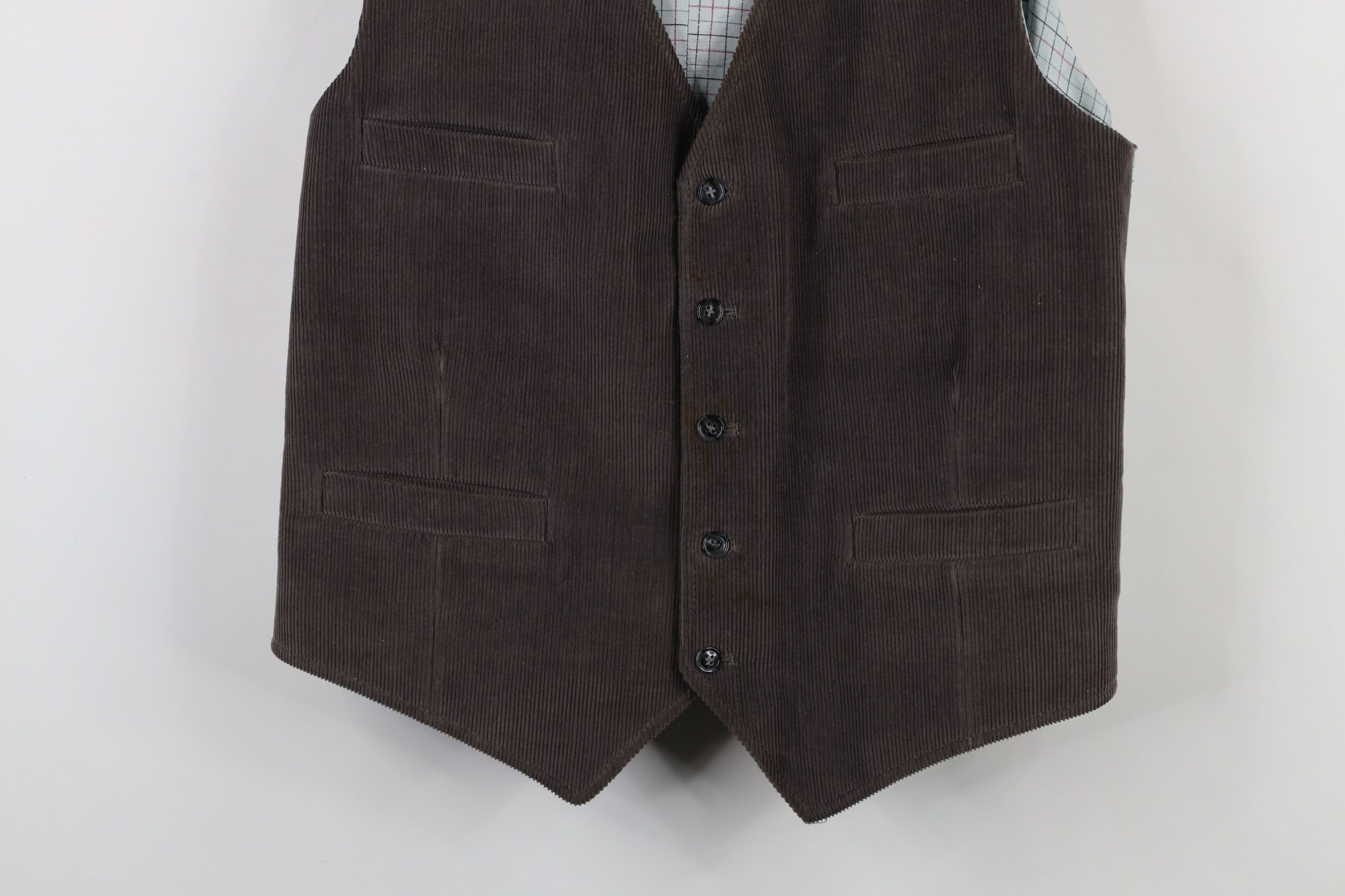 Vintage Vintage 70s Streetwear Buckle Back Corduroy Vest Jacket Size US M / EU 48-50 / 2 - 3 Thumbnail