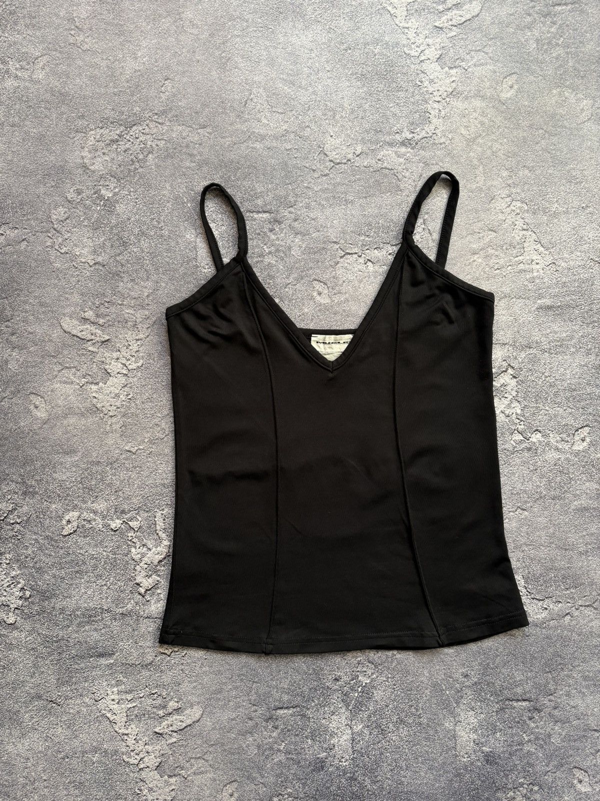 Mugler Vintage MUGLER Archive Black Corset Tank Top Designer Rare Size M / US 6-8 / IT 42-44 - 2 Thumbnail