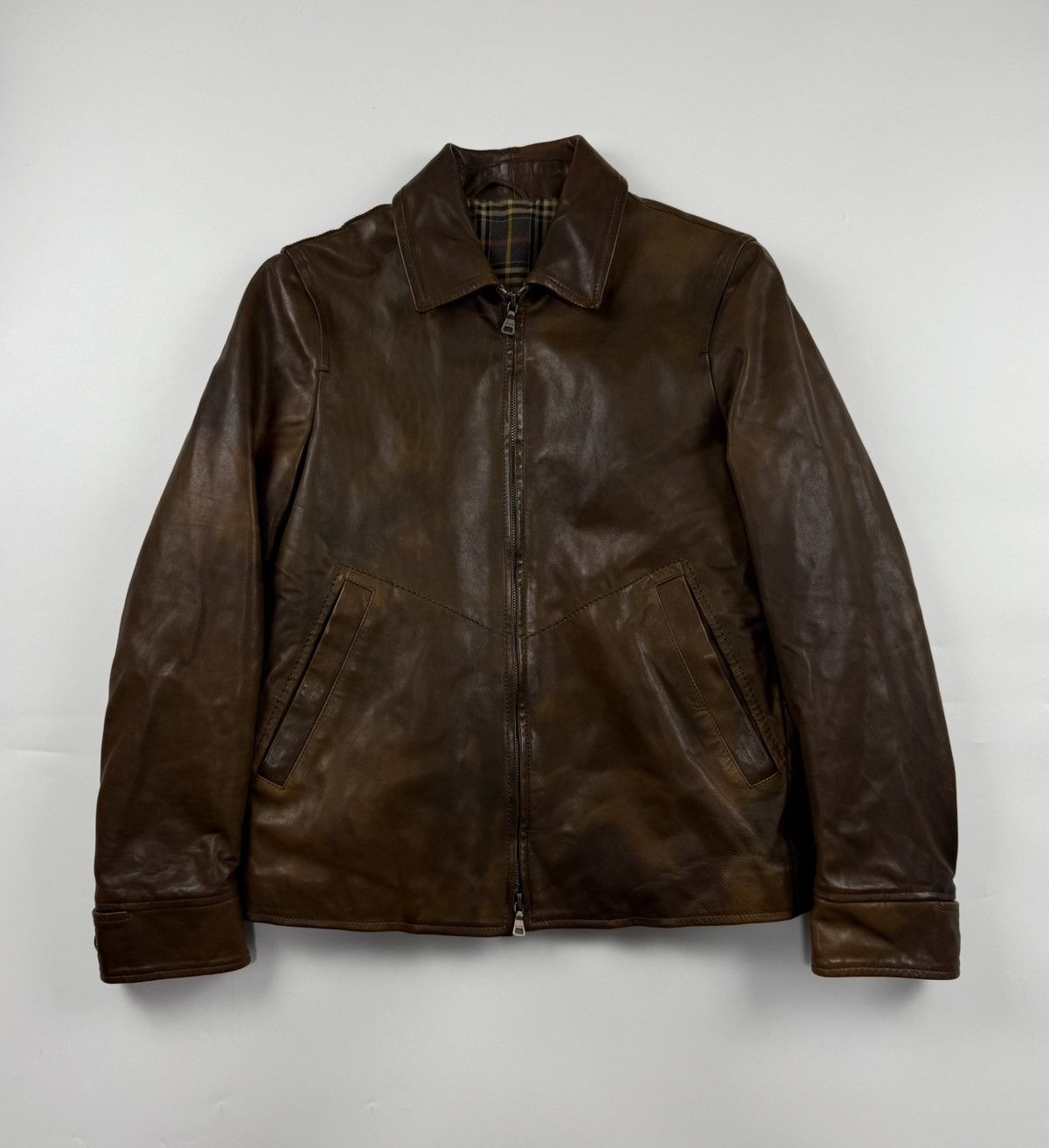 Jil Sander x Raf Simons Zip Leather Jacket