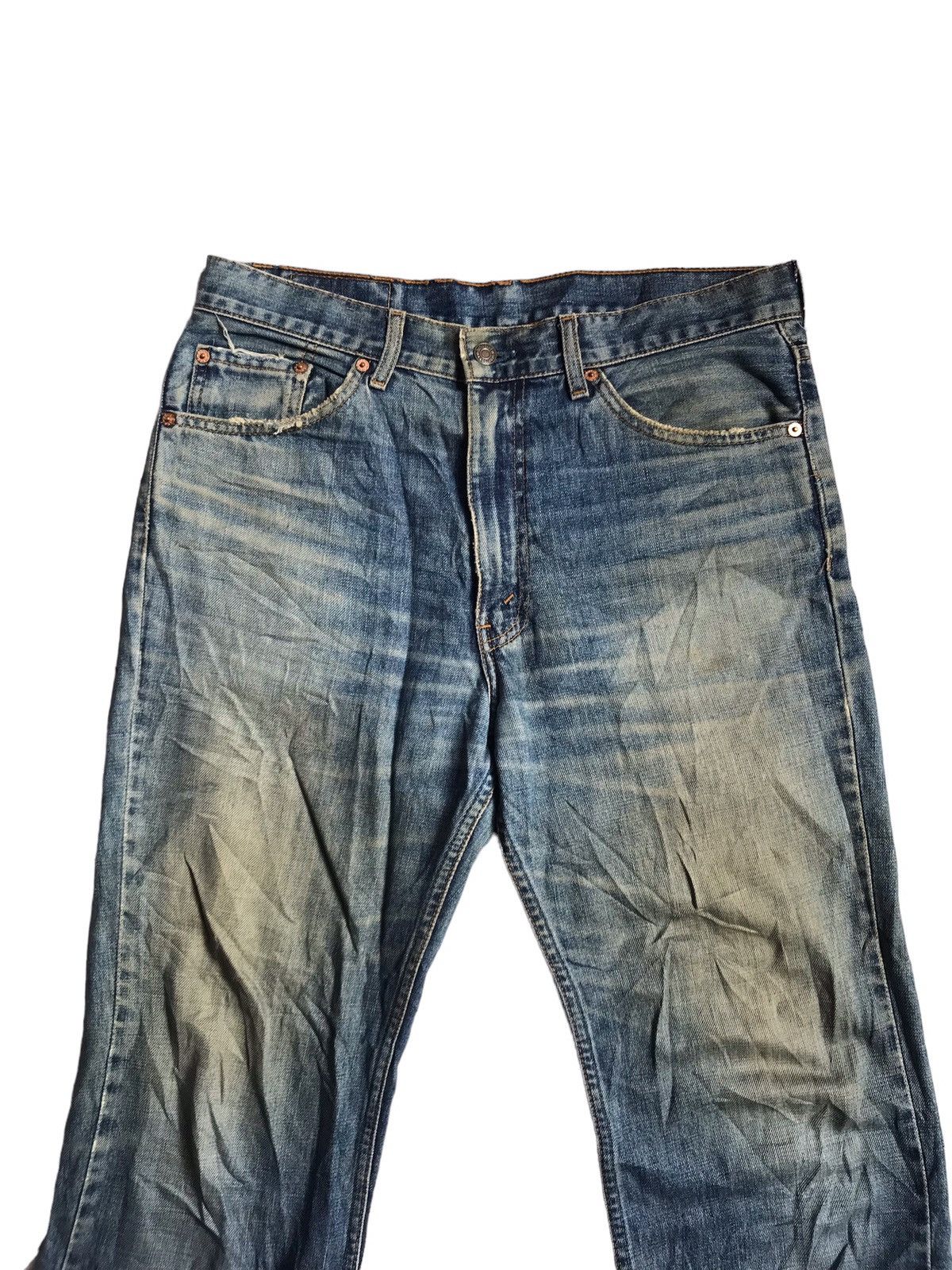 If Six Was Nine VINTAGE LEVIS DISTRESSED DENIM GRUNGE KURT COBAIN STRAIGHTCT Size US 34 / EU 50 - 2 Thumbnail