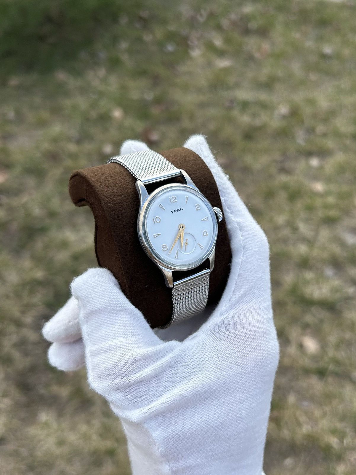 Vintage Vintage Watch Uran USSR Soviet Mechanical Retro 1970s Size ONE SIZE - 16 Thumbnail